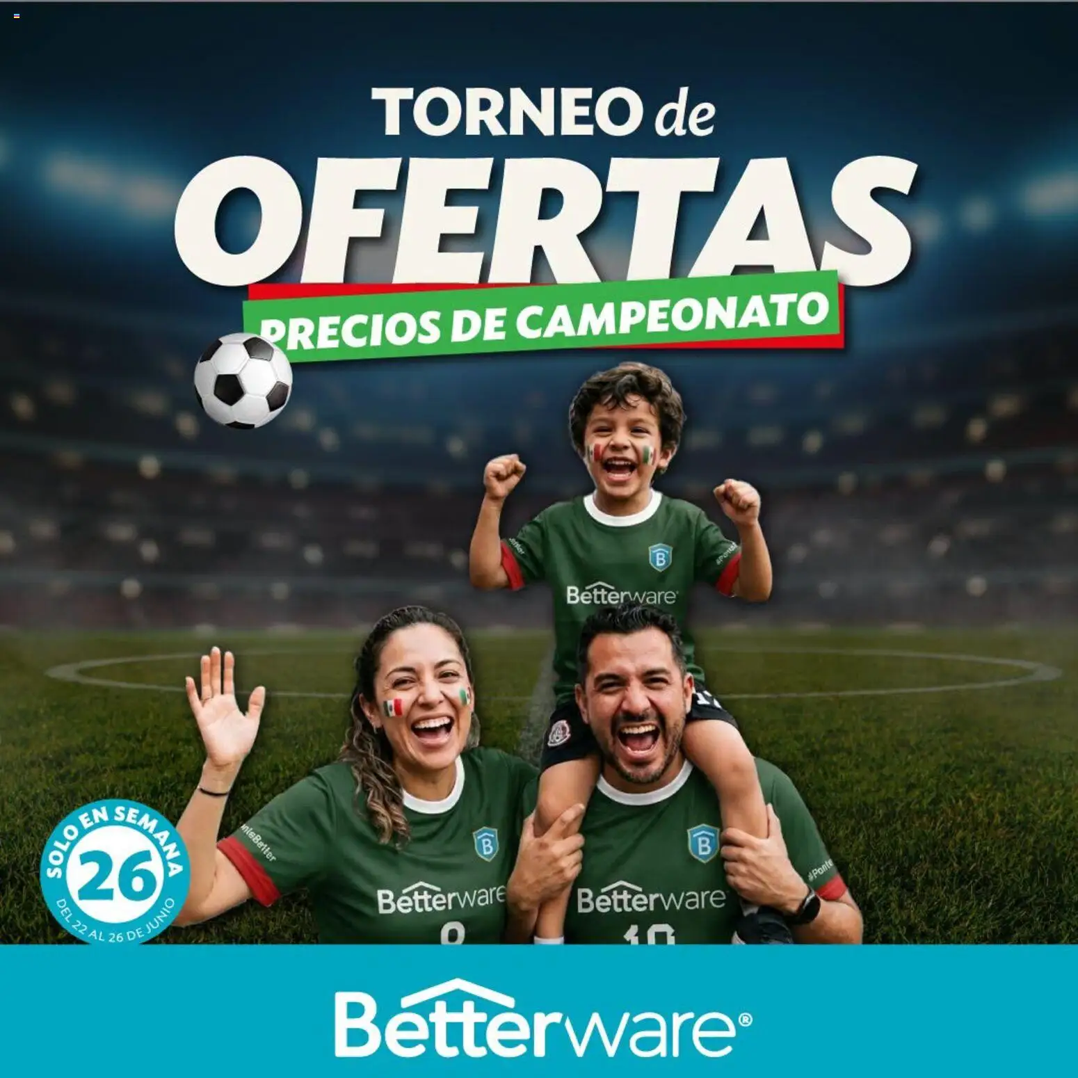 Nuevas ofertas de Betterware válidas en toda la República Mexicana desde el 22.06.2026. ¡Encuentra las mejores ofertas en Betterware Ofertas! | Página: 1