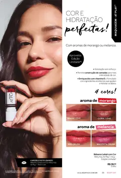 Mary Kay - Catálogo Maio 2026 - Pré-Visualização do folheto da loja Mary Kay, válido de 01.05.2026 | Página: 23 | Produtos: Melancia, Maquiagem