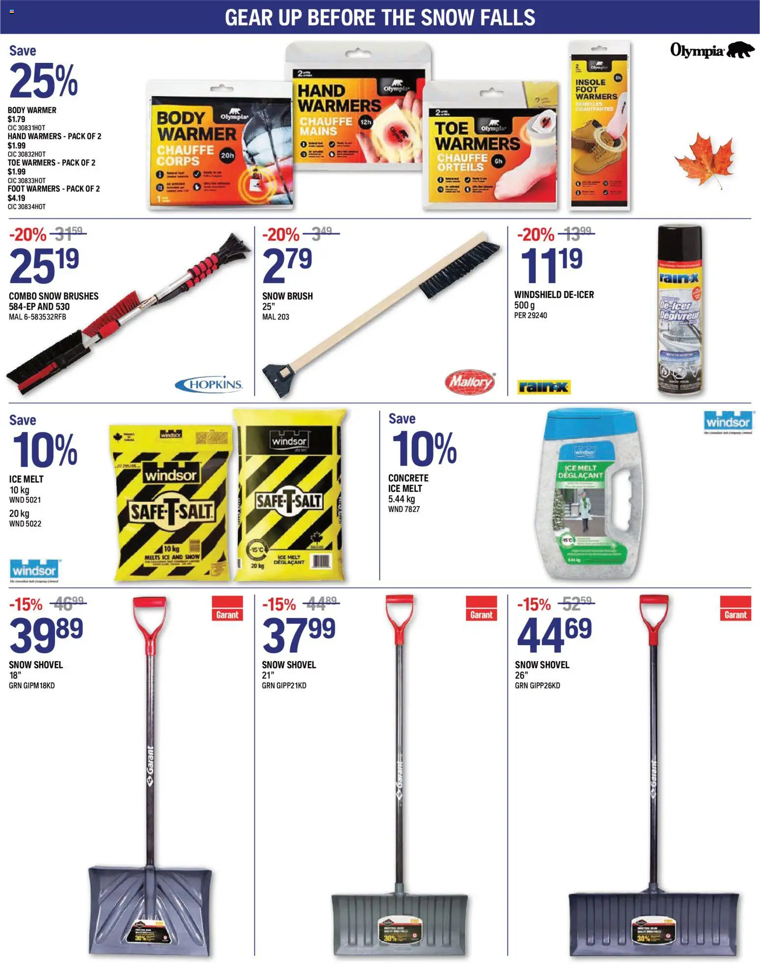 NAPA Auto Parts flyer valid from Oct 1, 2026 | Page: 7 | Products: Brush, Ice