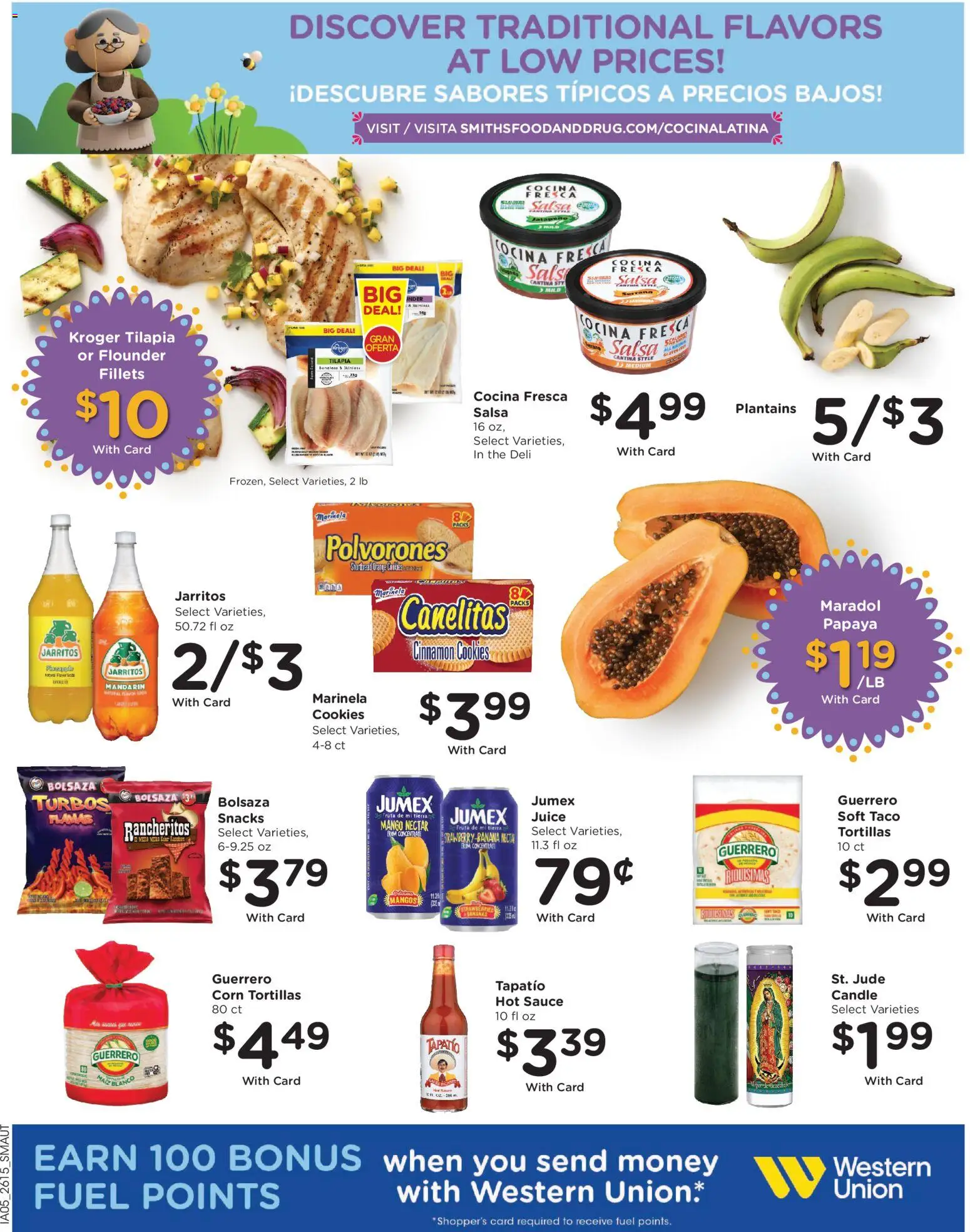 Smith's Weekly Ad - valid from 13.05.2026 | Page: 12 | Products: Juice, Strawberries, Cookies, Sauce