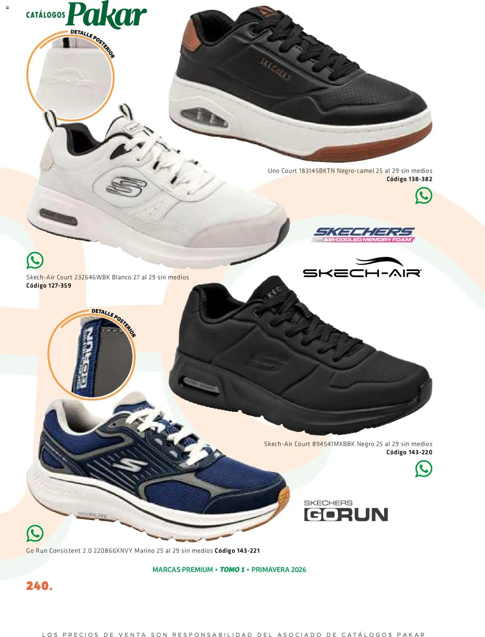 Nuevas ofertas de SC Pakar válidas en toda la República Mexicana desde el 27/02/2026. ¡Encuentra las mejores ofertas en SC Pakar catálogo Premium Men Tomo 1! | Página: 240