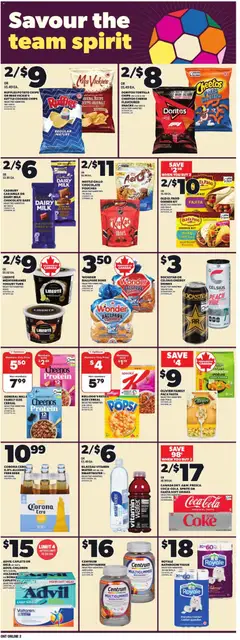Preview of Independent Grocer weekly flyer / circulaire from shop Independent Grocer valid from 18.06.2026 | Page: 6 | Products: Pasta, Milk, Cheese, Beer