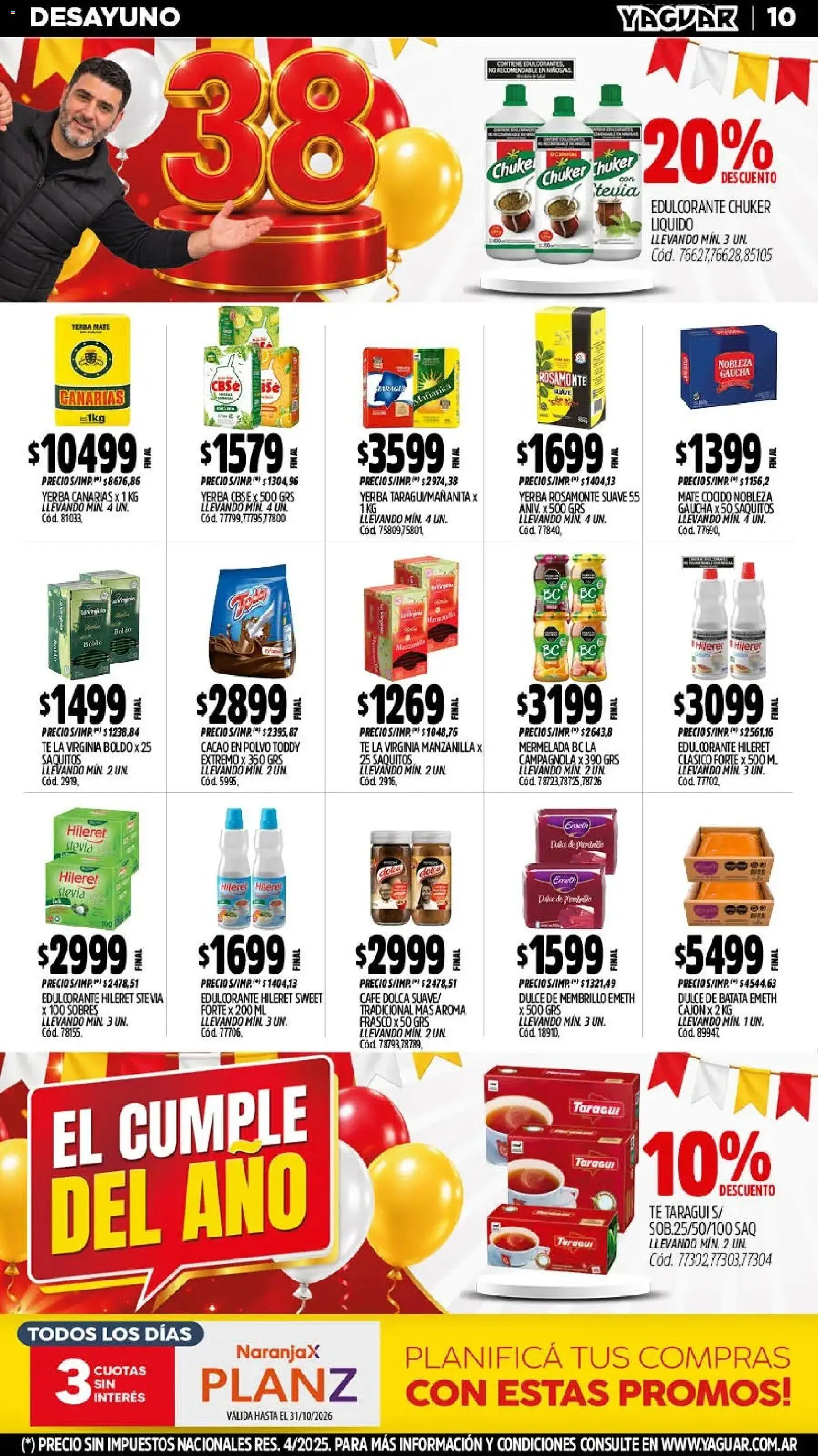 Yaguar - Oferta Semanal Trelew │ válido desde el 19/10/2026 | Página: 11