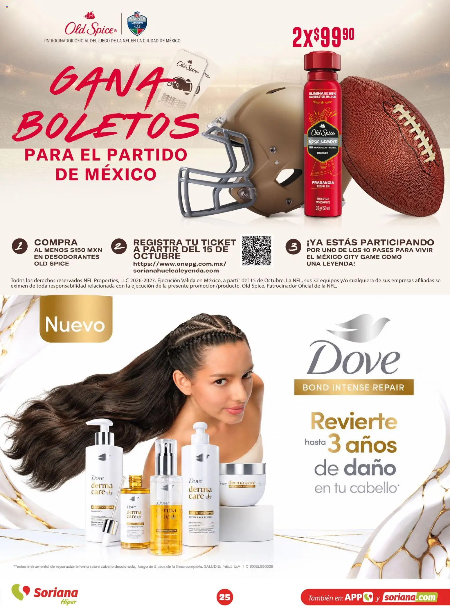 Nuevas ofertas de Soriana válidas en toda la República Mexicana desde el 15/10/2026. ¡Encuentra las mejores ofertas en Soriana folleto Modo #Glowing! | Página: 25