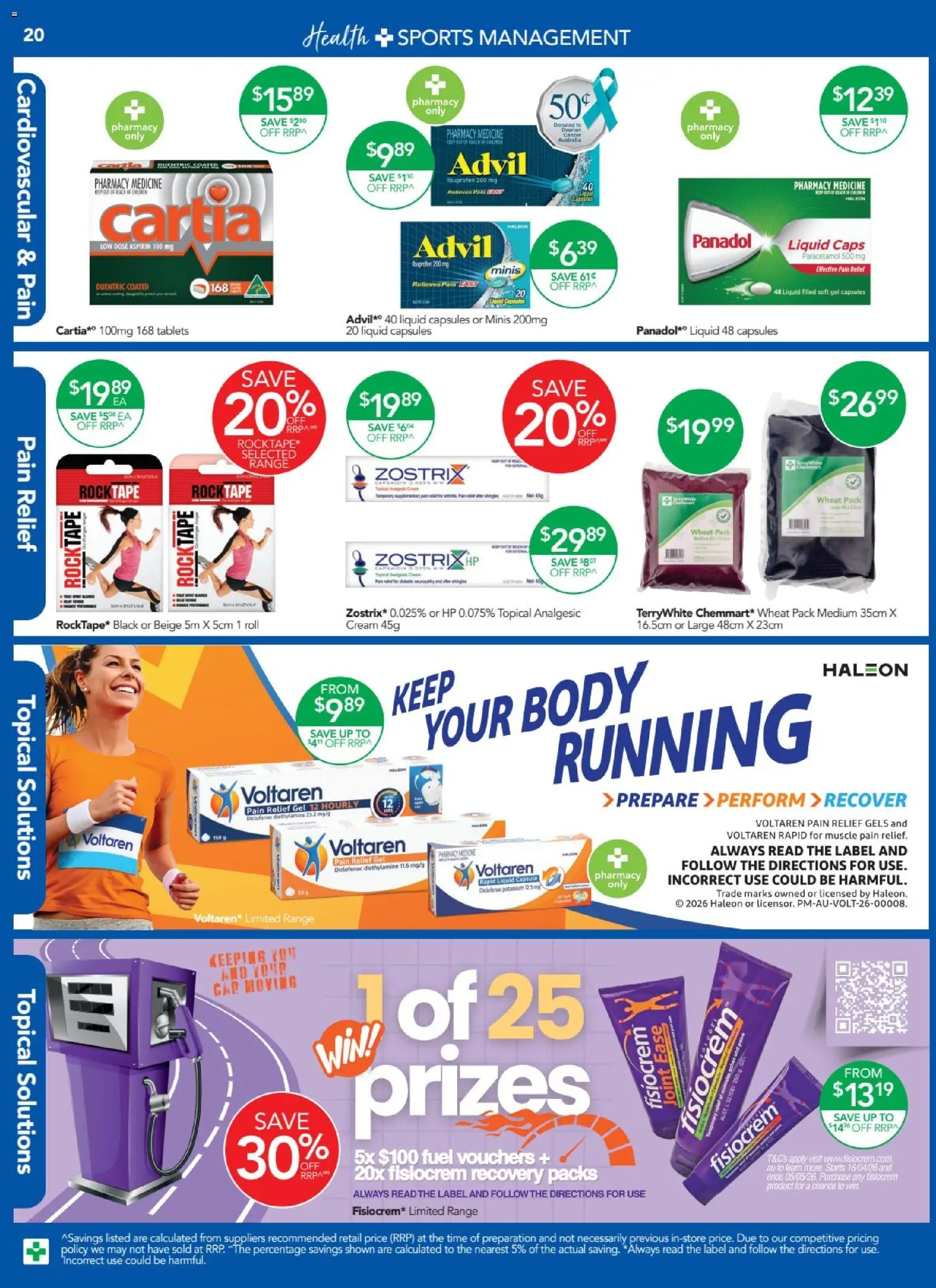 Terry White catalogue - valid from 16.04.2026 | Page: 20 | Products: Cream, Wheat, Tablets, Pain relief