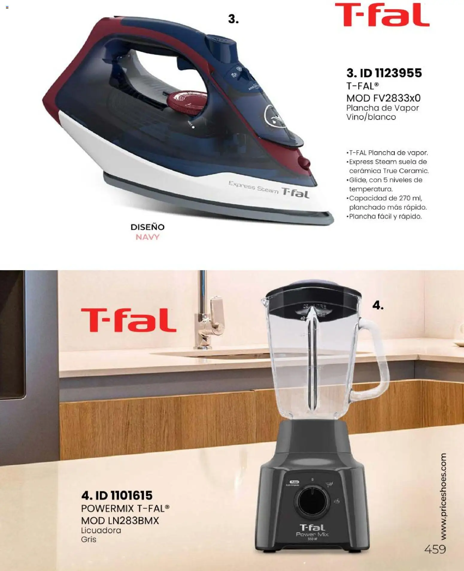 Nuevas ofertas de Price Shoes válidas en toda la República Mexicana desde el 06.05.2026. ¡Encuentra las mejores ofertas en Price Shoes catálogo Todo en uno! | Página: 459 | Productos: Licuadora, Plancha