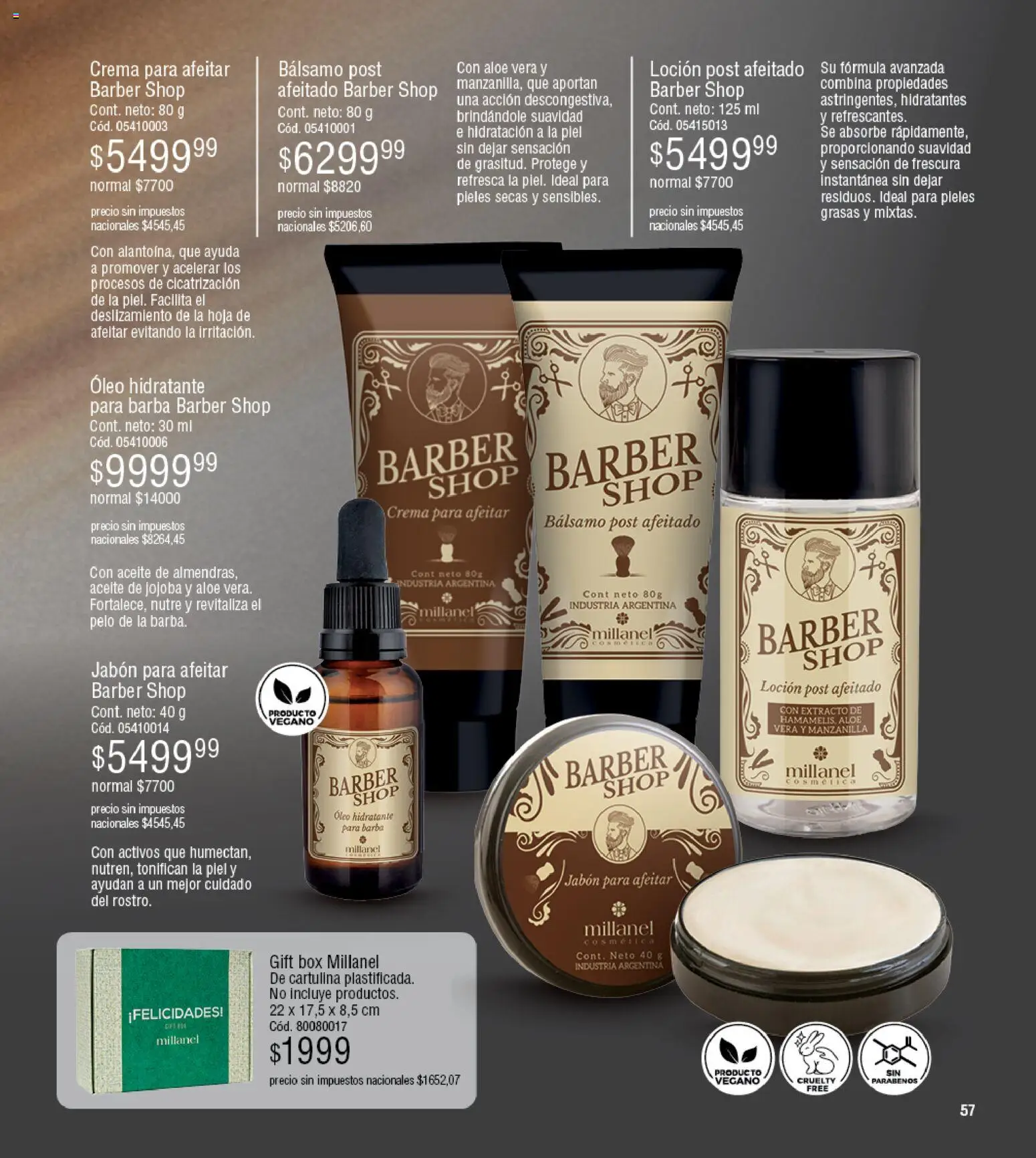 Millanel - Catálogo │ válido desde el 30/03/2026 | Página: 57 | Productos: Aceite, Jabón, Bálsamo, Aloe Vera