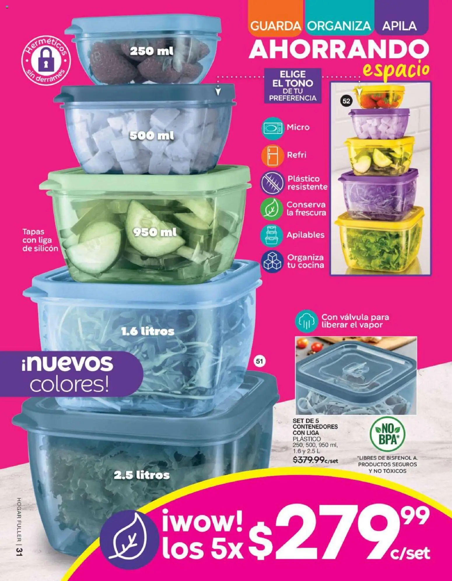 Nuevas ofertas de Fuller válidas en toda la República Mexicana desde el 02/09/2026. ¡Encuentra las mejores ofertas en Fuller campaña 11 2026! | Página: 17 | Productos: Cocina, Válvula, Liga