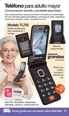 A3D Ofertas válido desde el 07.07.2026 | Página: 9 | Productos: Teclado, Radio, Sobre, Teléfono