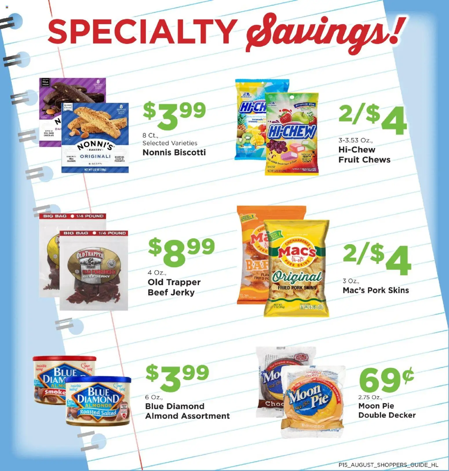 Homeland Bring Savings Home Shopper's Guide - valid from 08/01/2026 | Page: 15 | Products: Chocolate, Pork, Beef, Bag