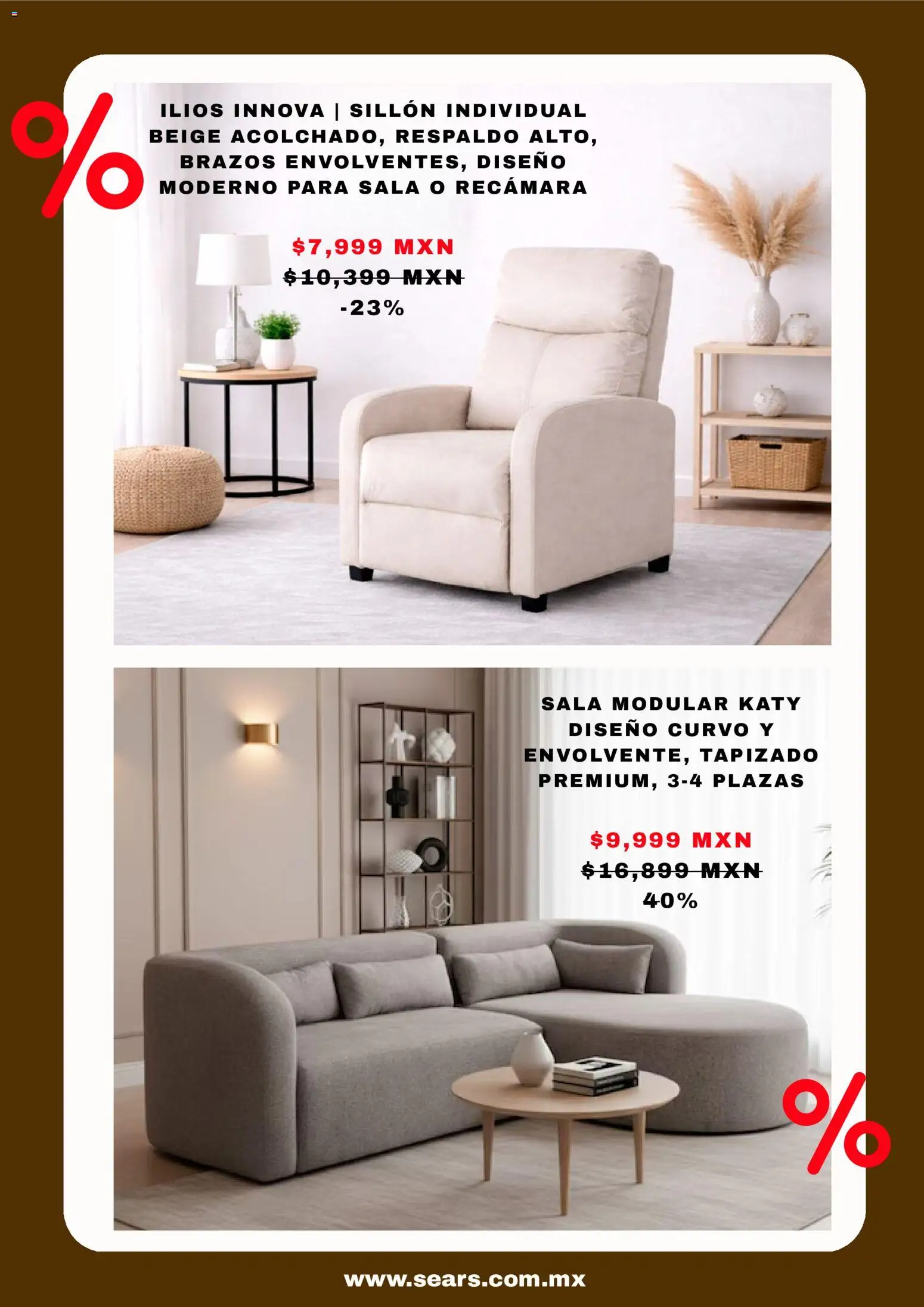 Nuevas ofertas de Sears válidas en toda la República Mexicana desde el 07/09/2026. ¡Encuentra las mejores ofertas en Sears promociones! | Página: 3