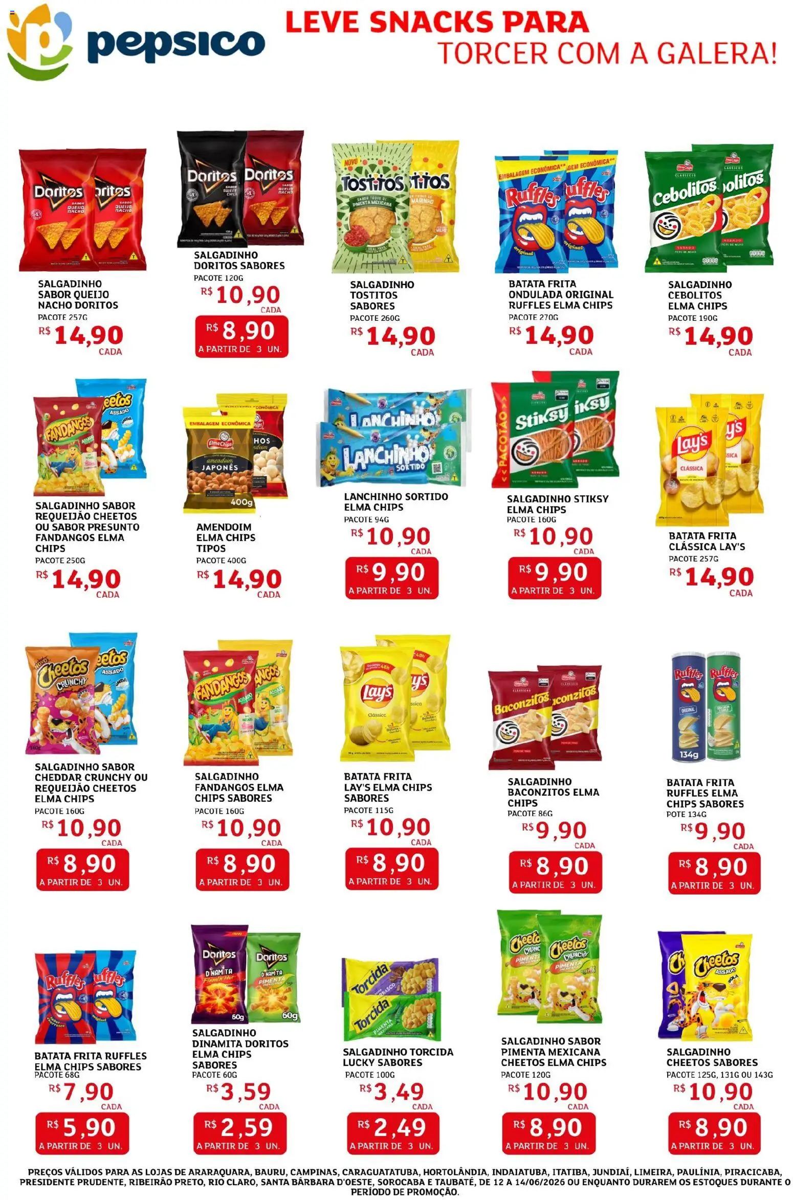 Assaí Atacadista Folheto - válido de 12.06.2026 | Página: 2 | Produtos: Amendoim, Cheetos, Batata, Requeijão