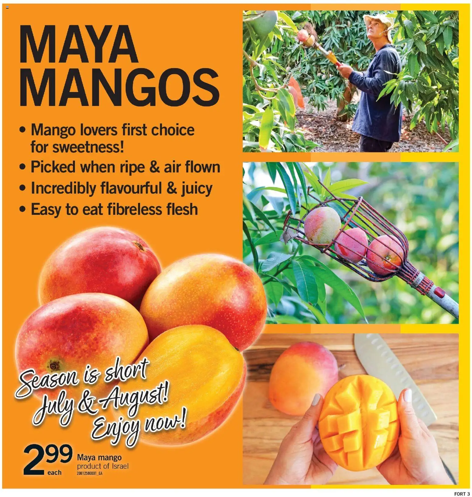 Fortinos flyer valid from Jul 16, 2026 | Page: 4 | Products: Sweetness, Mango