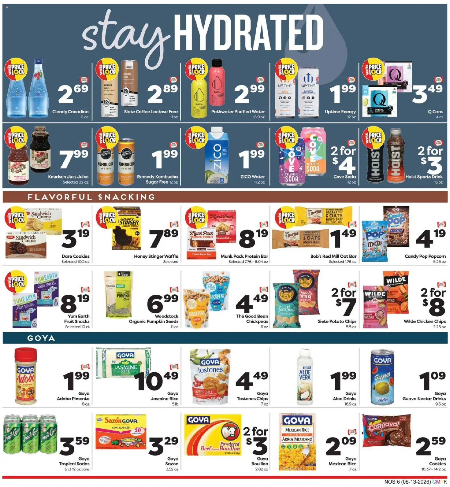 Weis Natural & Living - valid from 08/13/2026 | Page: 6 | Products: Potato chips, Chocolate, Beef, Vanilla