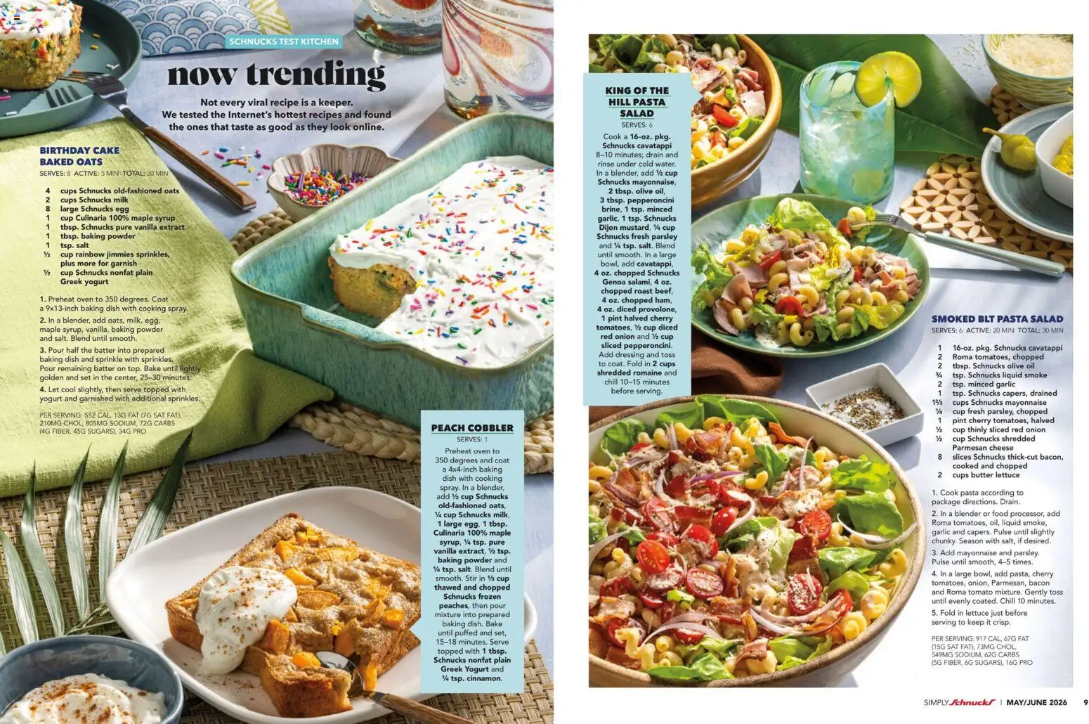 Schnucks Monthly Ad - valid from 01.05.2026 | Page: 6 | Products: Oil, Blender, Peach, Parsley