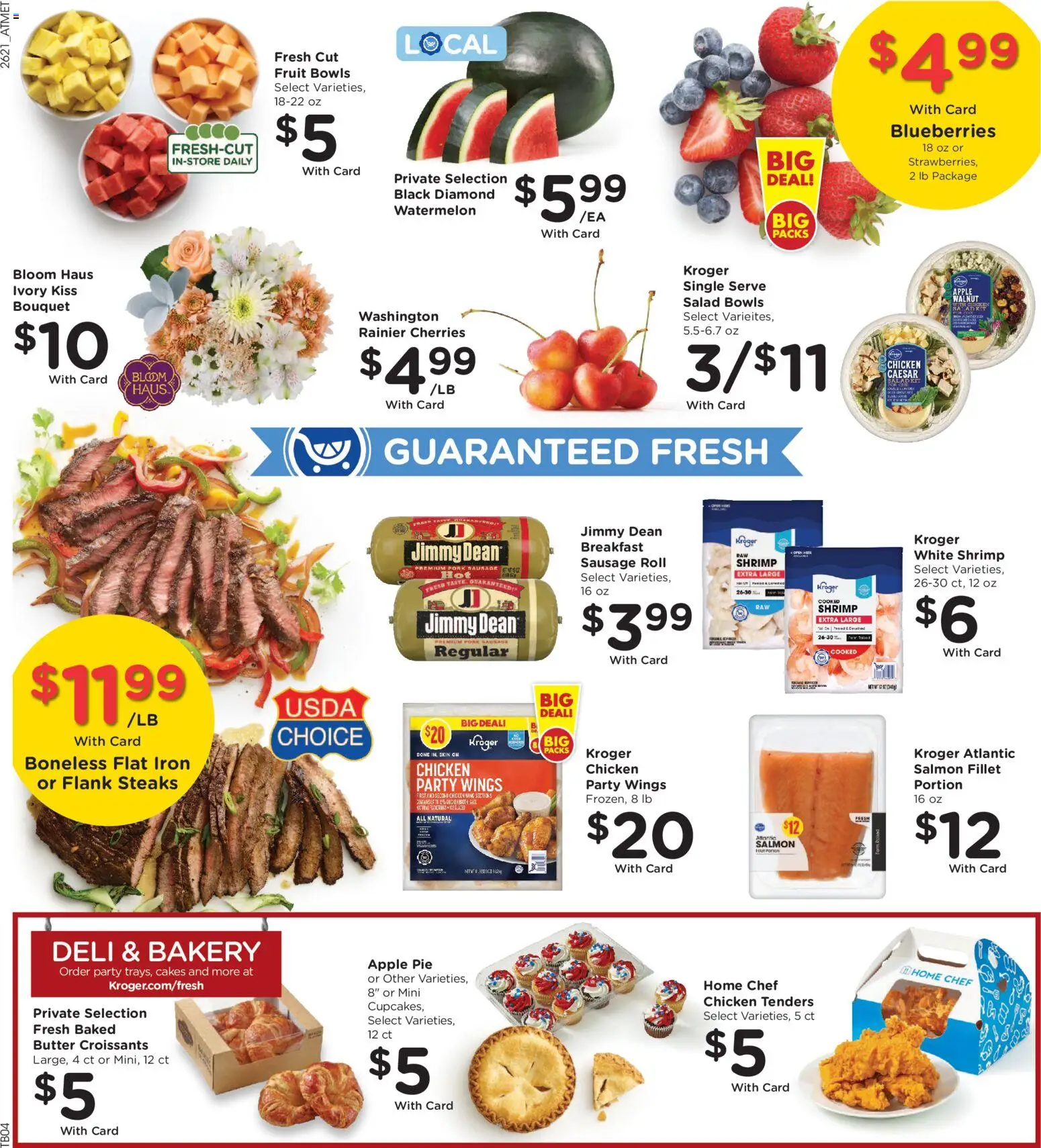 Kroger Weekly Ad - valid from 06/24/2026 | Page: 12 | Products: Bakery, Butter, Salad, Croissants