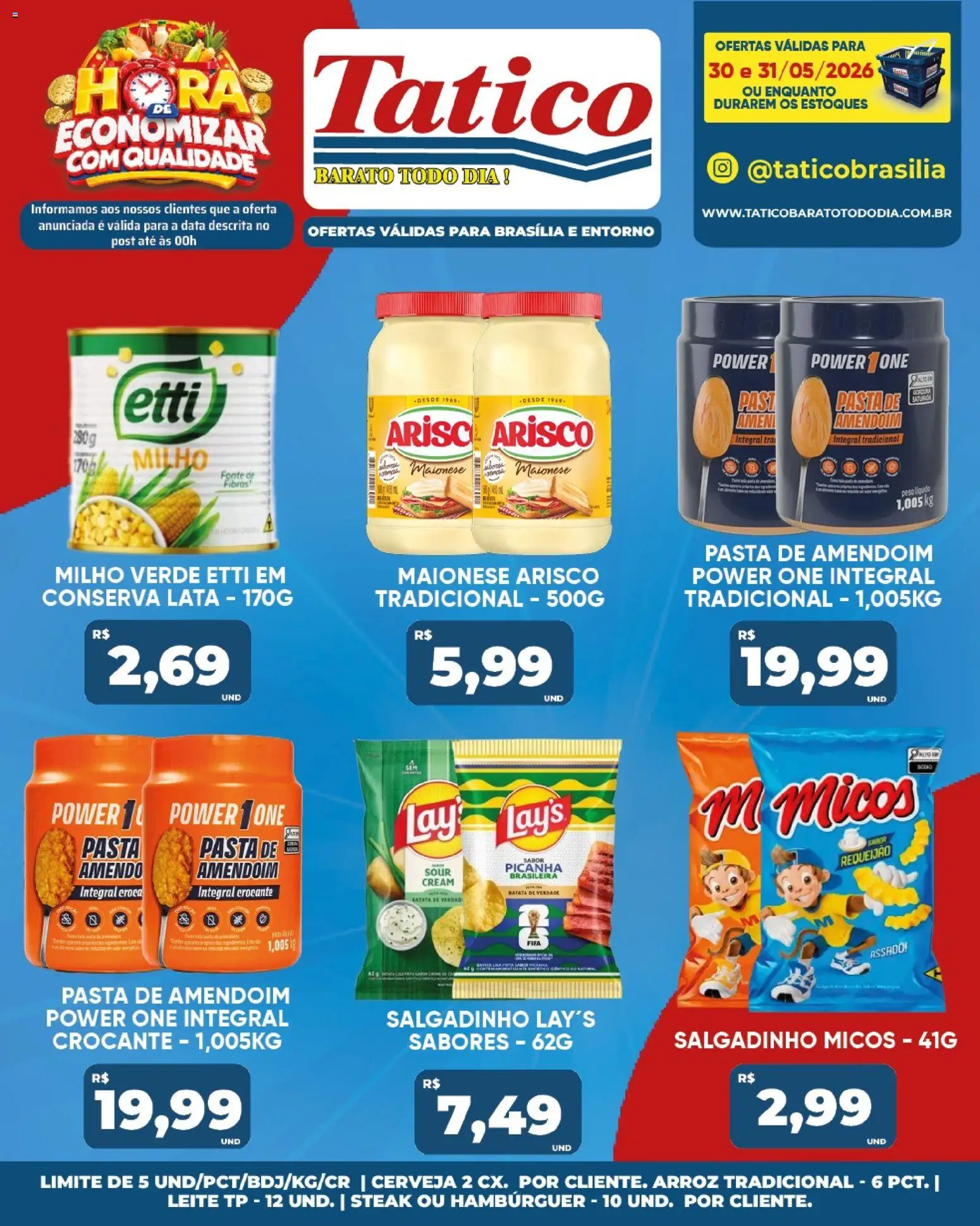 Tatico Folheto - válido de 30.05.2026 | Página: 22 | Produtos: Milho verde, Cerveja, Arroz, Batata