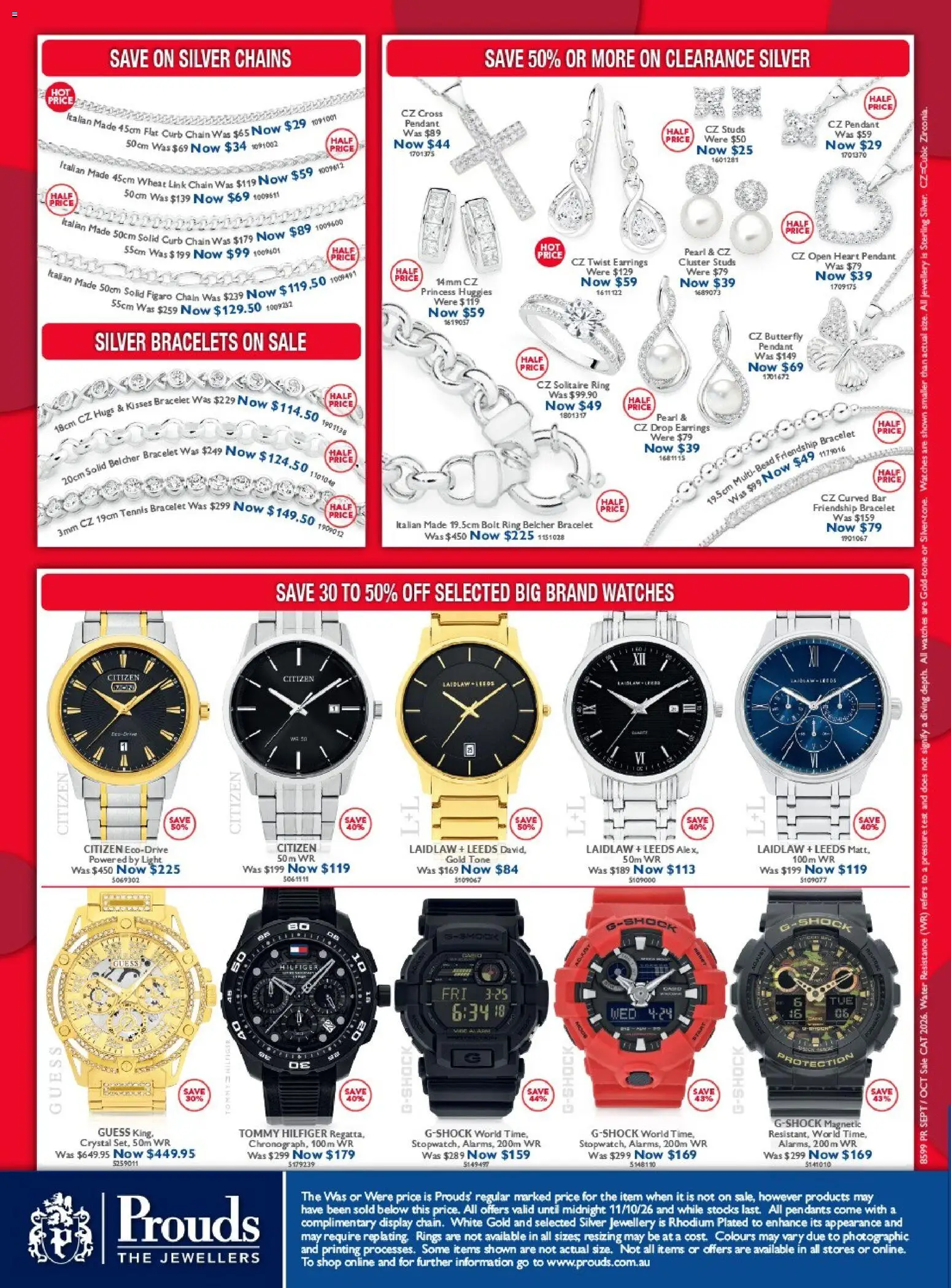 Prouds The Jewellers catalogue - valid from 07/09/2026 | Page: 6 | Products: Bracelet, Chain, Light, Pendant