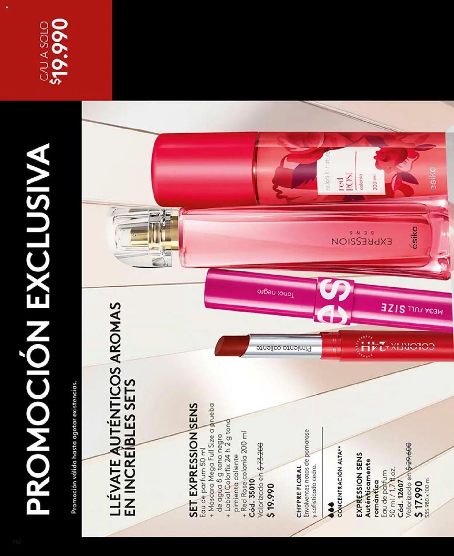 Catálogo Ésika Campaña 11 │ válido desde el 15.06.2026 | Página: 142 | Productos: Pimienta, Agua, Máscara, Labial