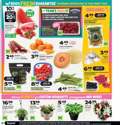 Preview of Thrifty Foods weekly flyer / circulaire from shop Thrifty Foods valid from 11.06.2026 | Page: 3 | Products: Tangerines, Cucumbers, Basket, Tomatoes