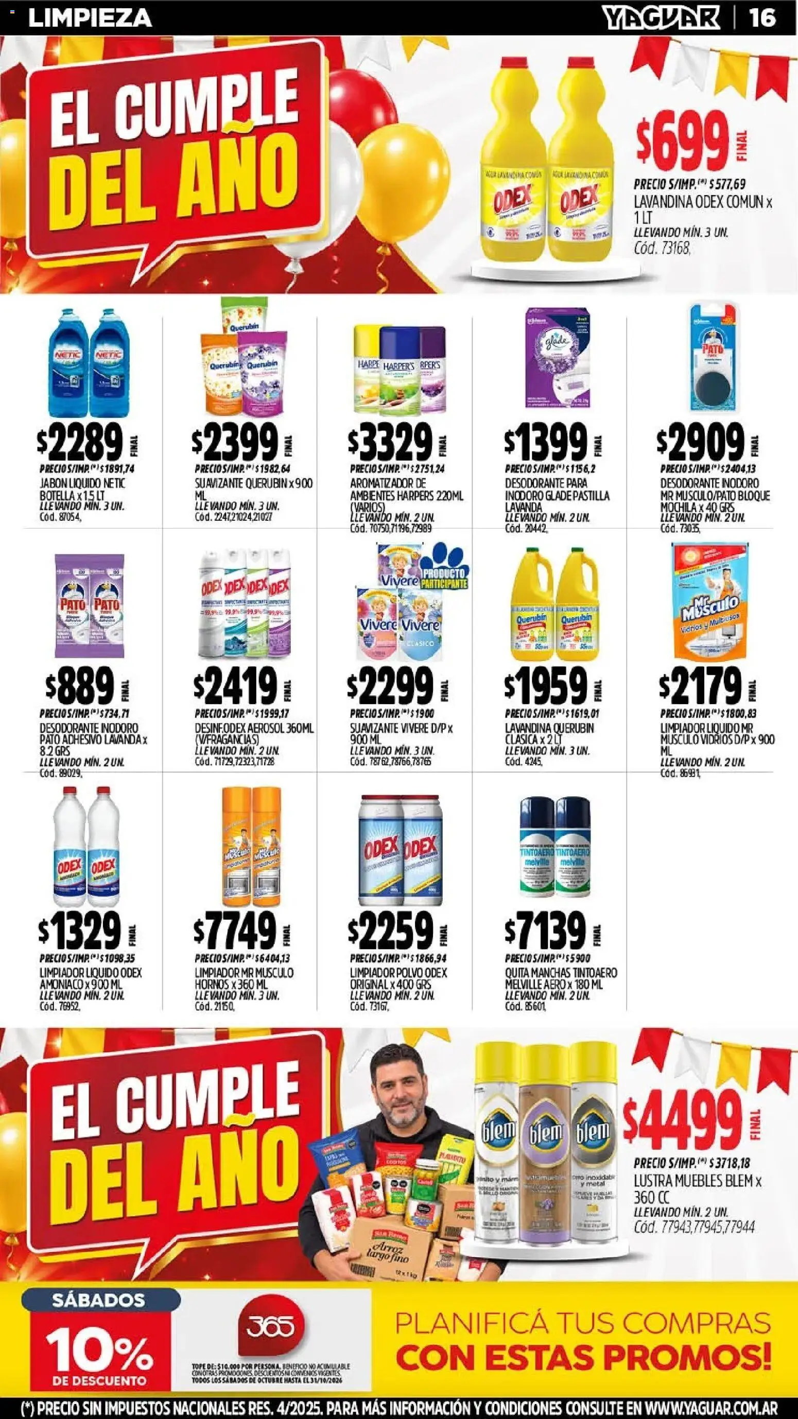 Yaguar - Oferta Semanal Parque Chacabuco │ válido desde el 26/10/2026 | Página: 18