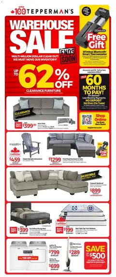 Preview of Tepperman's weekly flyer / circulaire from shop Tepperman's valid from Jul 24, 2026