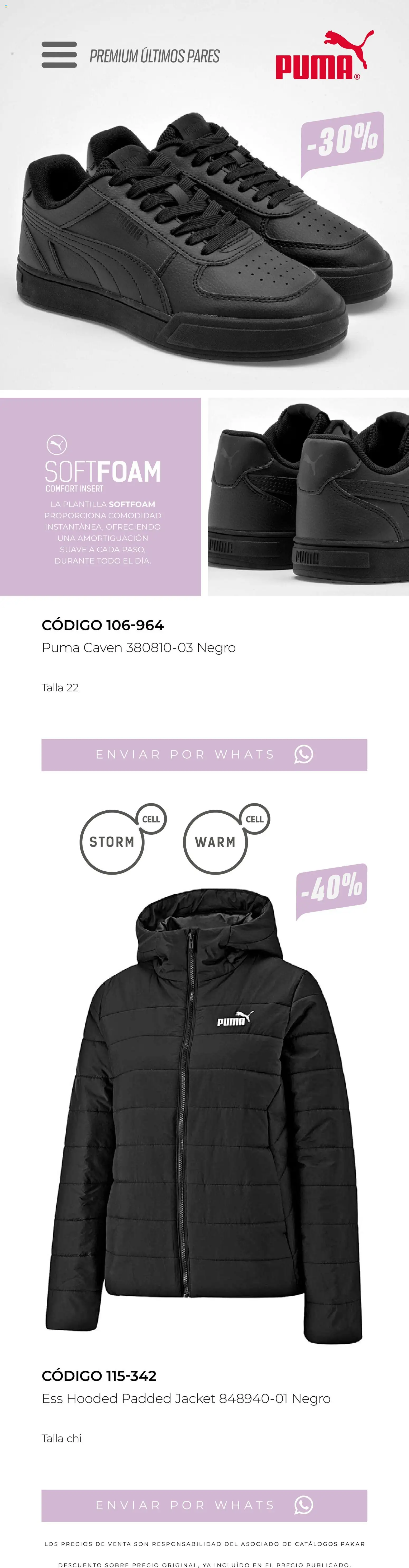 Nuevas ofertas de SC Pakar válidas en toda la República Mexicana desde el 13.03.2026. ¡Encuentra las mejores ofertas en SC Pakar catálogo Últimos pares premium ! | Página: 26
