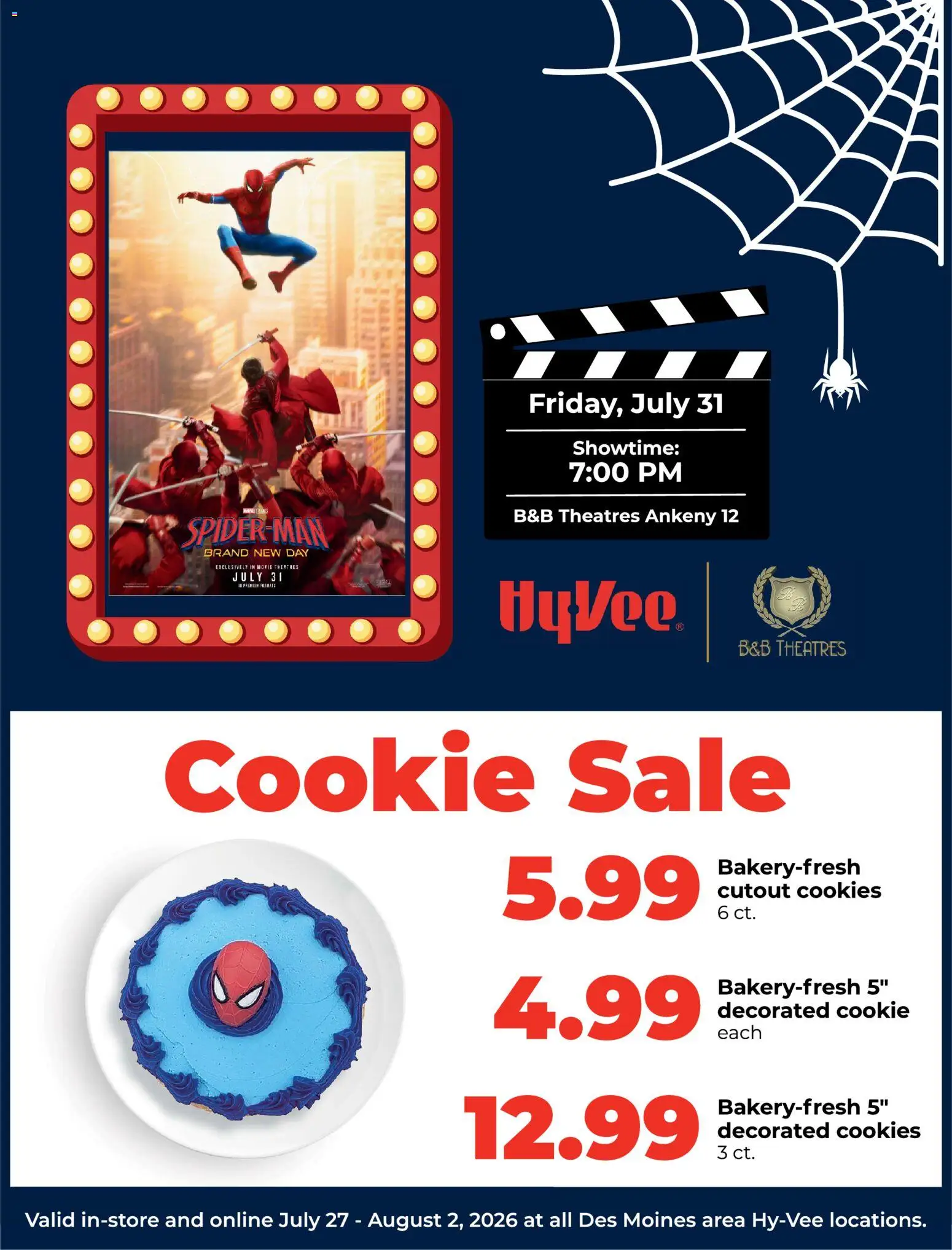 HyVee Cookie Sale - valid from 07/27/2026 | Page: 1 | Products: Cookies