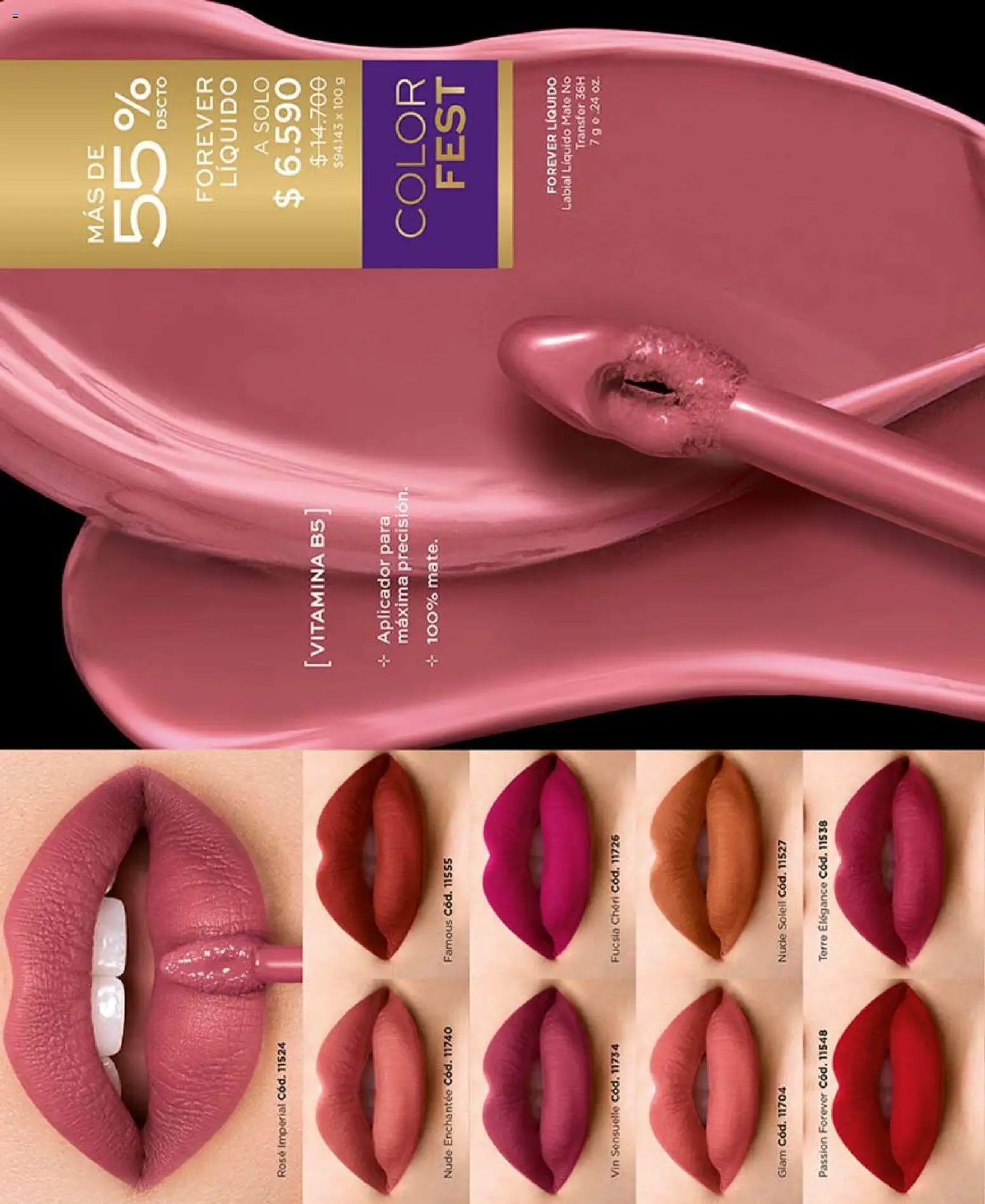 Catálogo L'Bel Campaña 11 │ válido desde el 15.06.2026 | Página: 92 | Productos: Mate, Labial