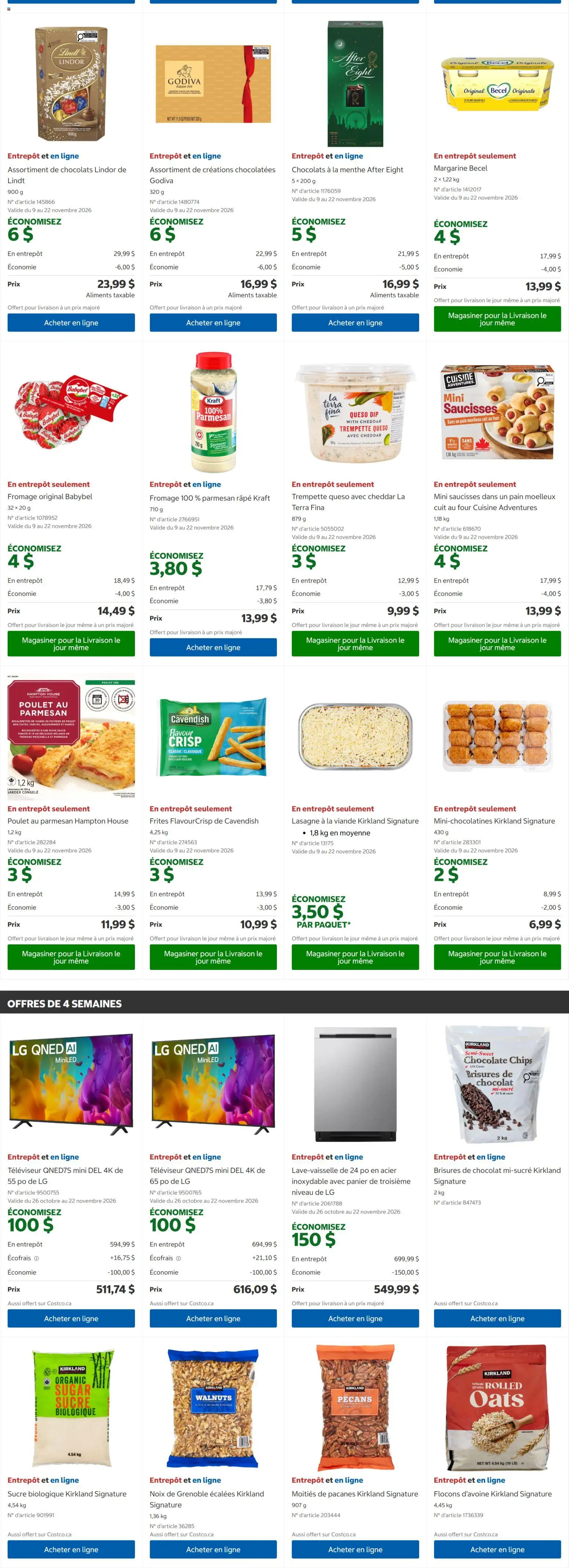 Costco flyer valid from Oct 26, 2026 | Page: 3