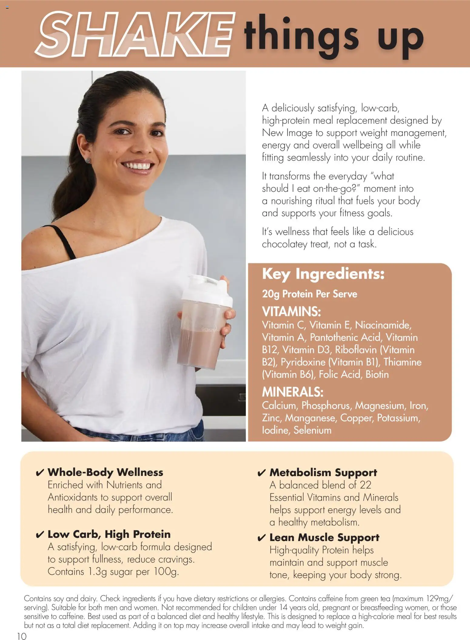Nutrimetics catalogue - valid from 26.05.2026 | Page: 10 | Products: Tea, Sugar, Nutrients, Weight
