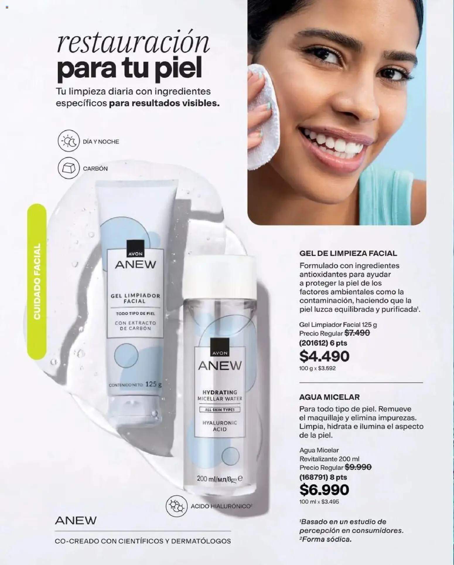 Catálogo Avon Campaña 13 │ válido desde el 31.08.2026 | Página: 81 | Productos: Agua, Limpiador facial, Maquillaje, Carbón