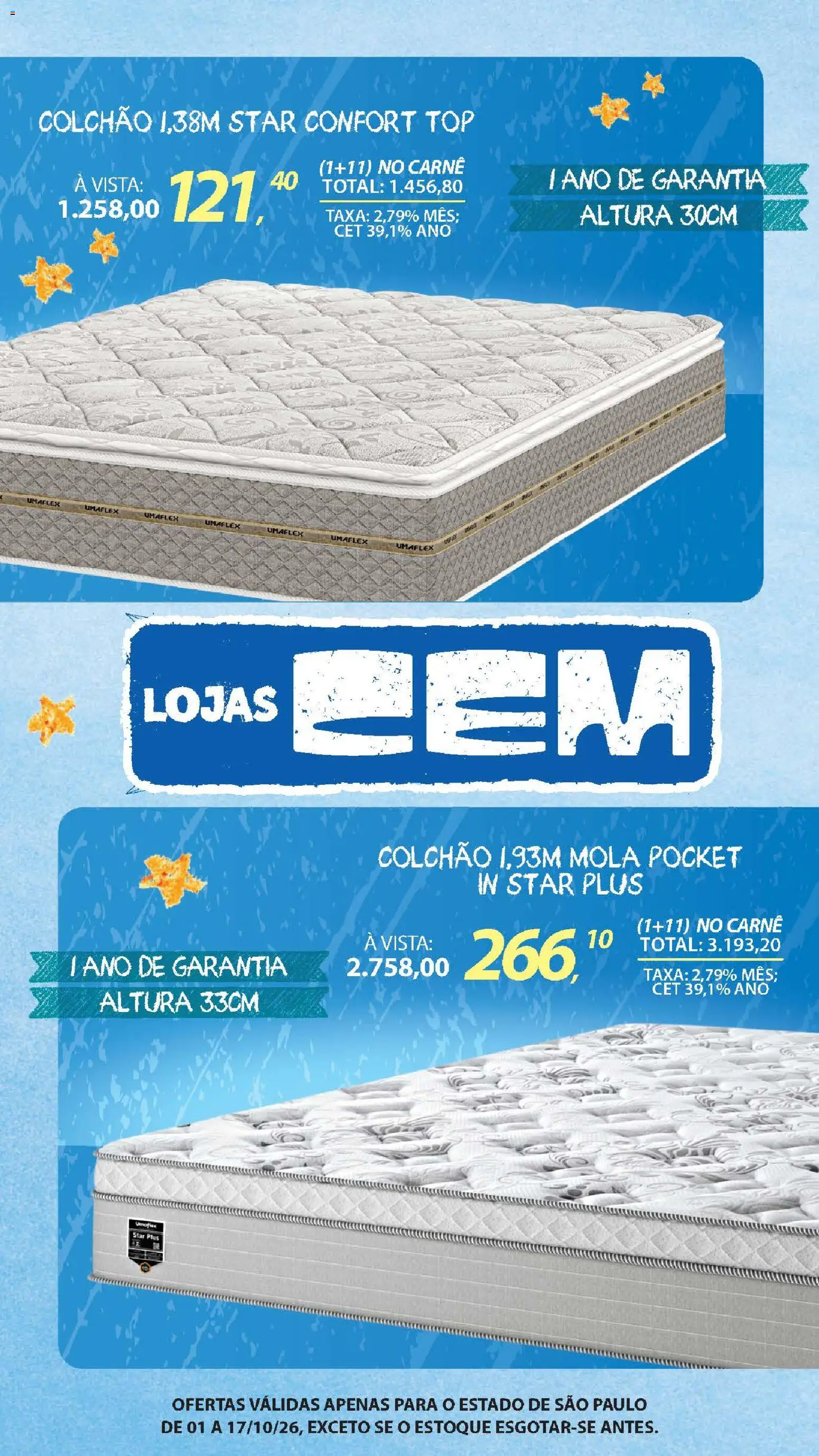 Lojas Cem Folheto - válido de 01/10/2026 | Página: 98