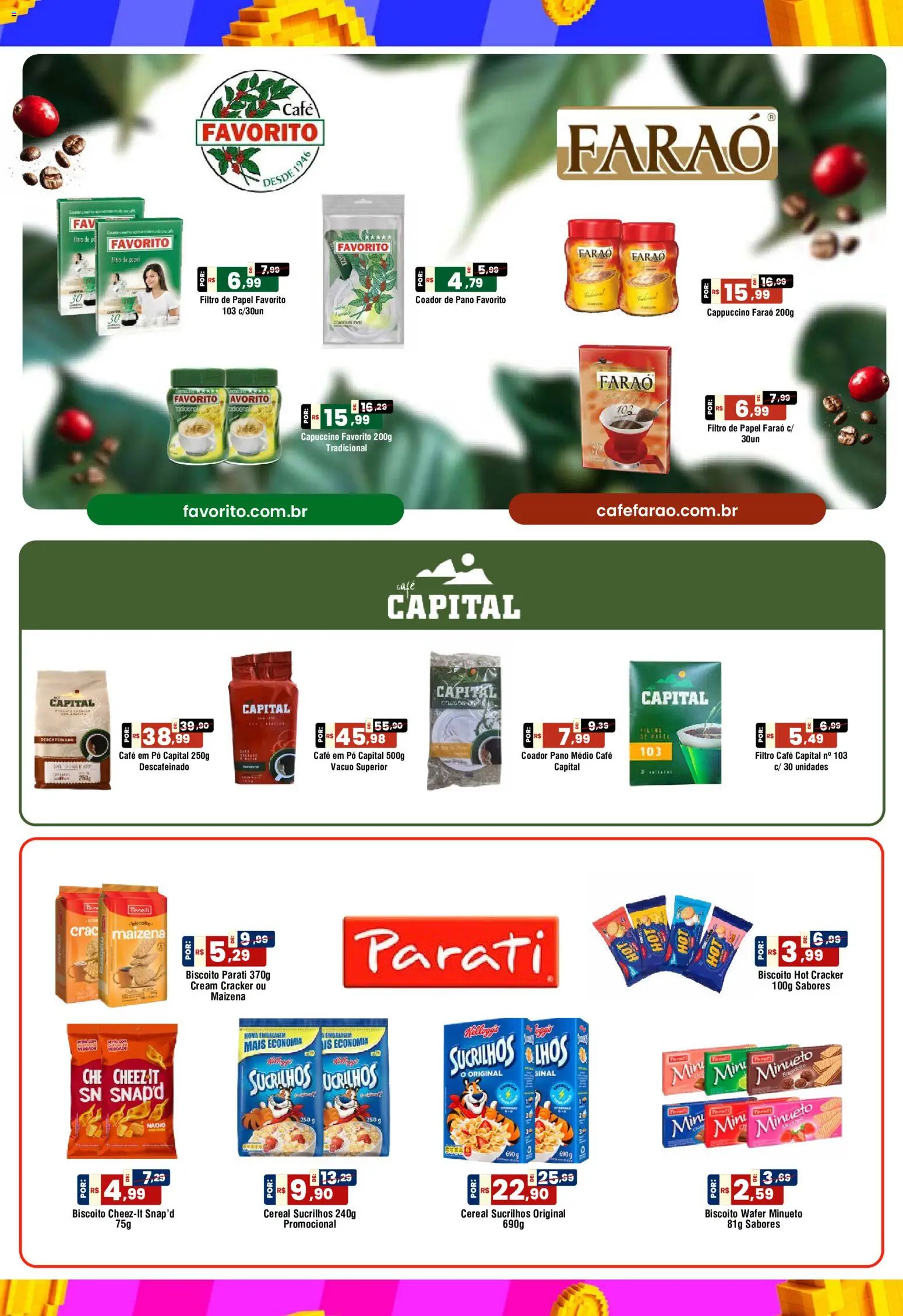 Royal Supermercados Folheto - válido de 21/09/2026 | Página: 12 | Produtos: Biscoito parati, Café, Sucrilhos, Cream cracker