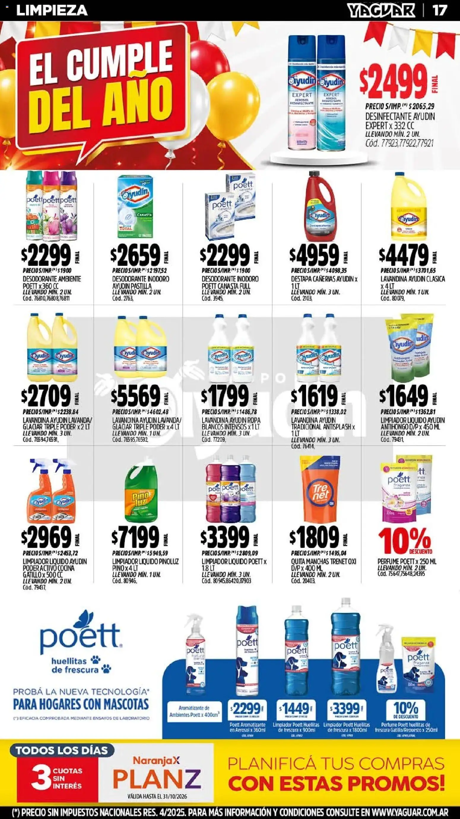 Yaguar - Oferta Semanal General Roca │ válido desde el 26/10/2026 | Página: 19