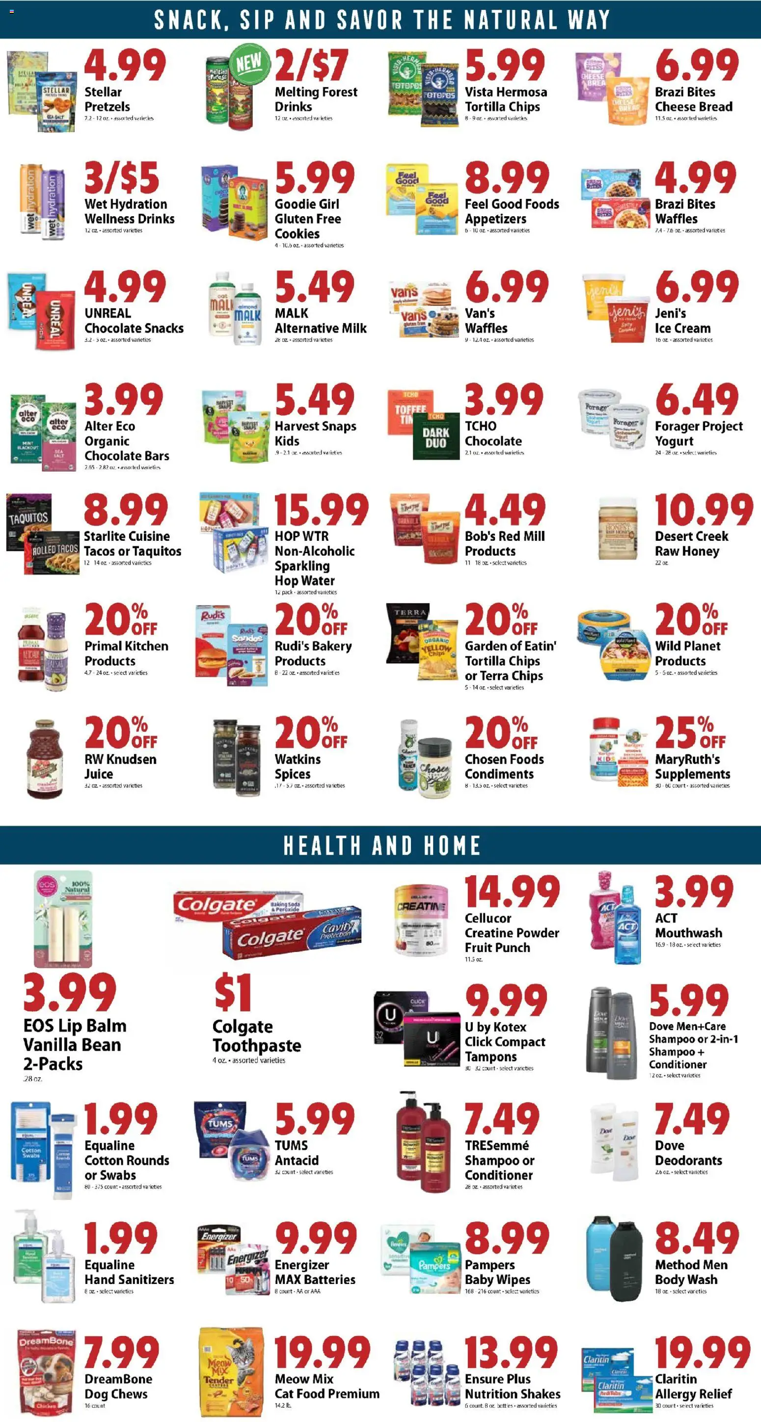 Festival Foods Weekly Ad - valid from 09/02/2026 | Page: 9 | Products: Creatine, Toothpaste, Tortilla chips, Vanilla bean