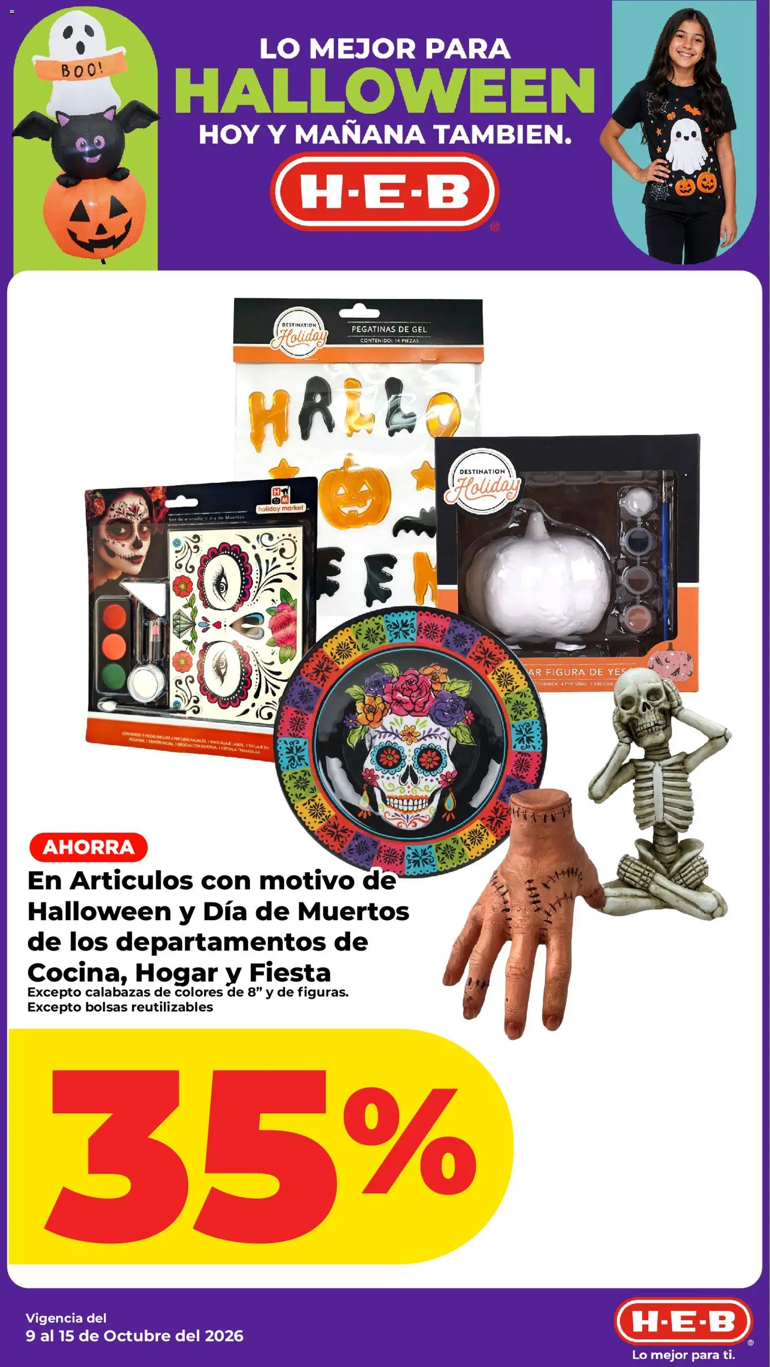 Nuevas ofertas de H-E-B válidas en toda la República Mexicana desde el 09/10/2026. ¡Encuentra las mejores ofertas en H-E-B folleto! | Página: 8