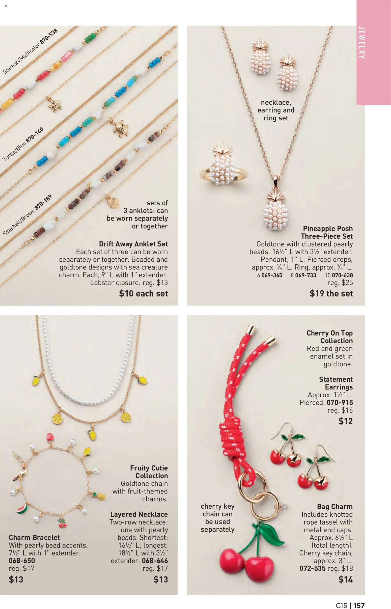 Avon Brochure - valid from 07/15/2026 | Page: 157 | Products: Ring, Pineapple, Bag