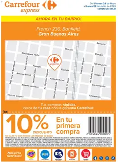 Vista previa Carrefour - Express | French 230, Banfield válido desde el 29.05.2026