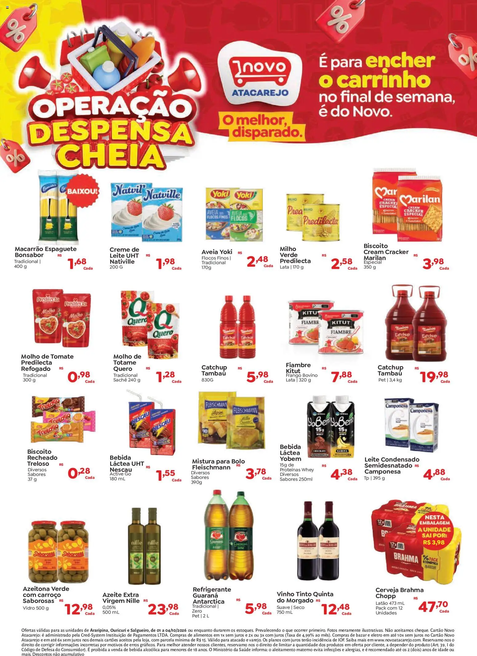 Novo Atacarejo Quinta-feira 1 Outubro Ofertas Top