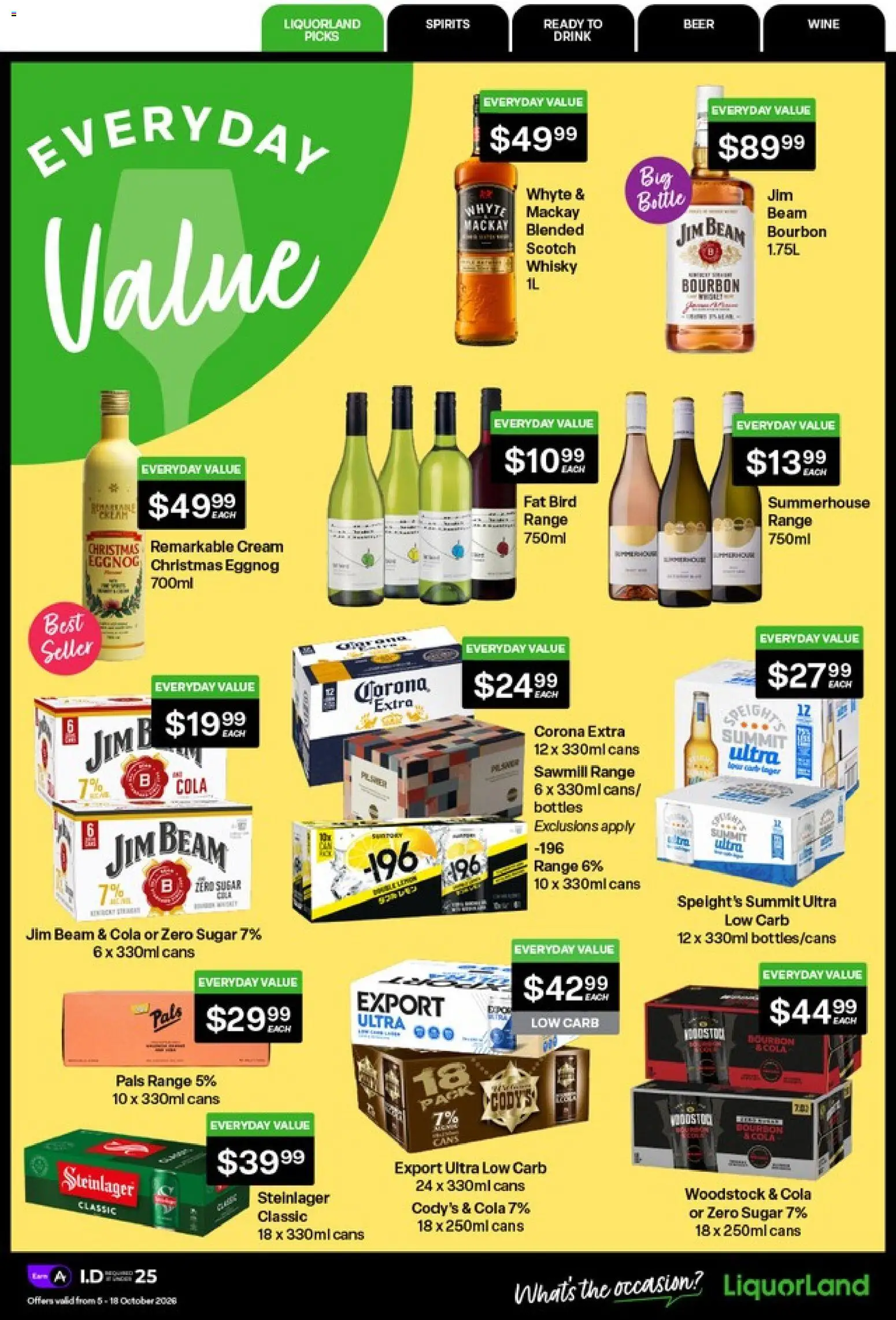 Liquorland catalogue from 5 Oct 2026 | Page: 1