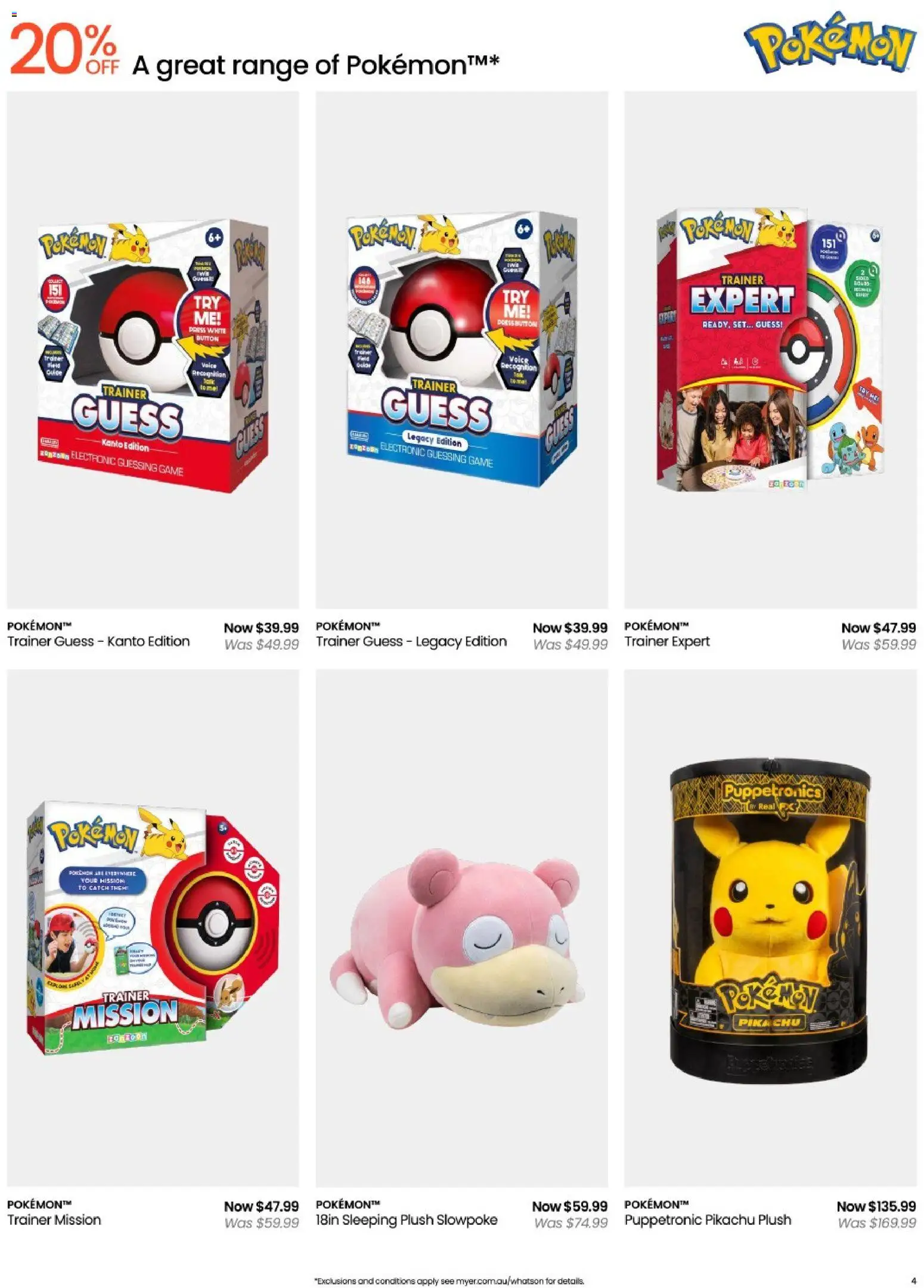 Myer catalogue - valid from 14/09/2026 | Page: 4 | Products: Game, Press