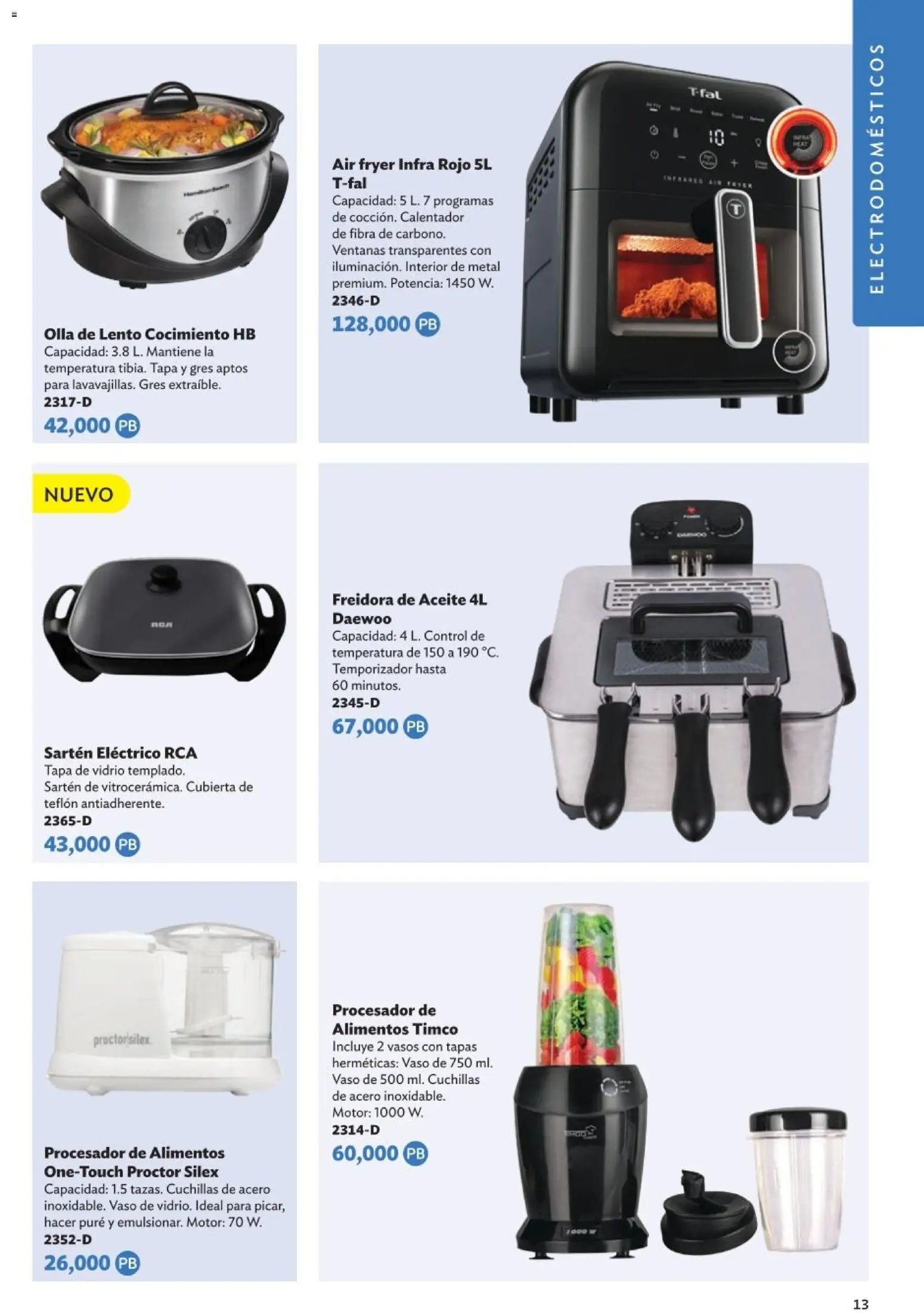 Nuevas ofertas de Betterware válidas en toda la República Mexicana desde el 05.01.2026. ¡Encuentra las mejores ofertas en Betterware Catálogo de Premios! | Página: 13 | Productos: Aceite, Procesador de alimentos, Freidora, Vasos