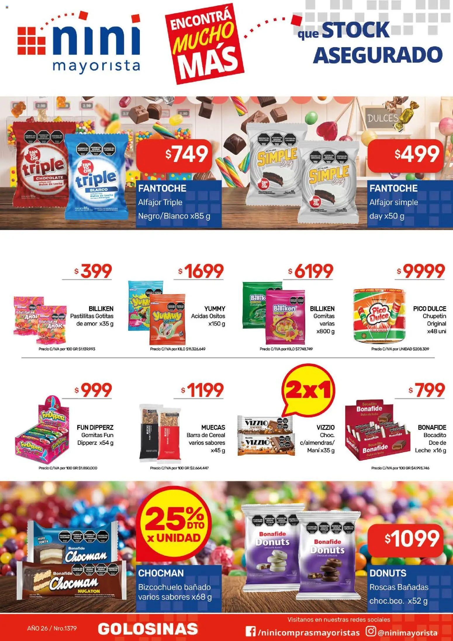 NINI Mayorista catálogo │ válido desde el 28/09/2026 | Página: 37 | Productos: Dulce de leche, Dulces, Leche, Alfajor