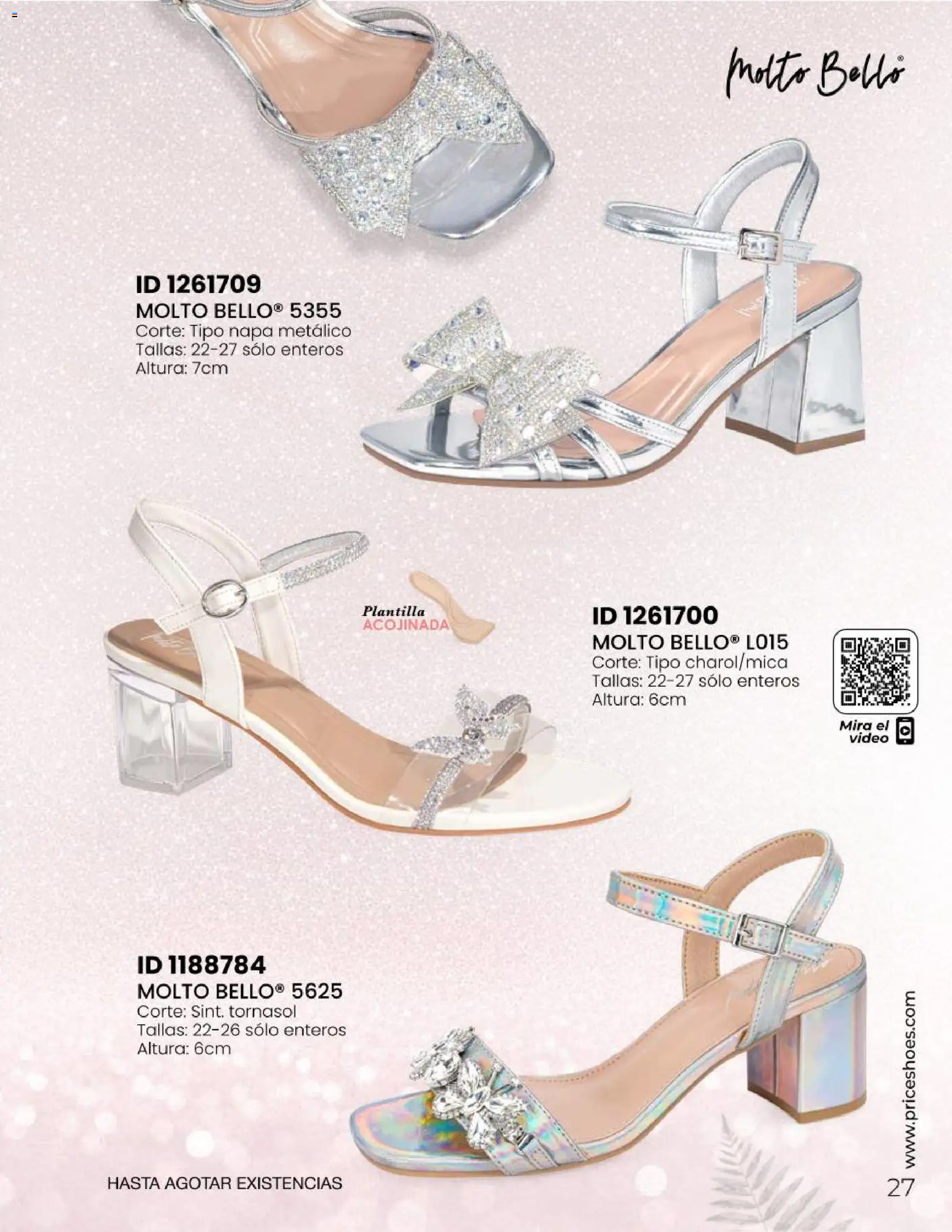 Nuevas ofertas de Price Shoes válidas en toda la República Mexicana desde el 31.01.2026. ¡Encuentra las mejores ofertas en Price Shoes Catálogo Sandalias ! | Página: 27 | Productos: Video