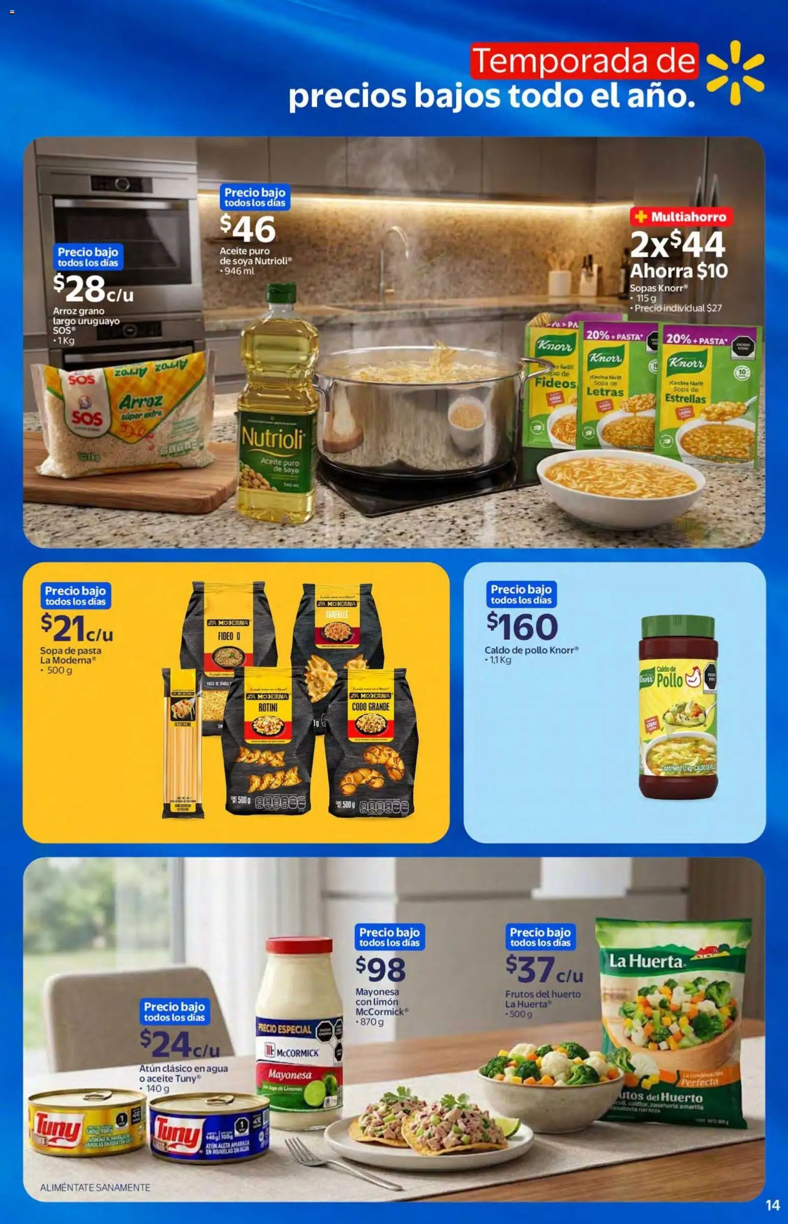 Nuevas ofertas de Walmart válidas en toda la República Mexicana desde el 22/07/2026. ¡Encuentra las mejores ofertas en Walmart folleto! | Página: 14