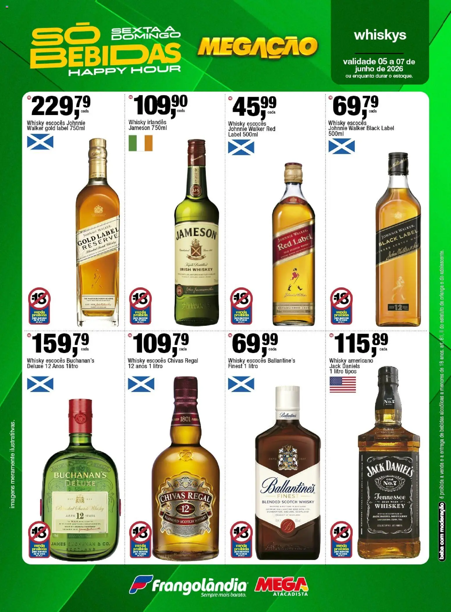 Frangolândia Folheto - válido de 05.06.2026 | Página: 7 | Produtos: Whisky