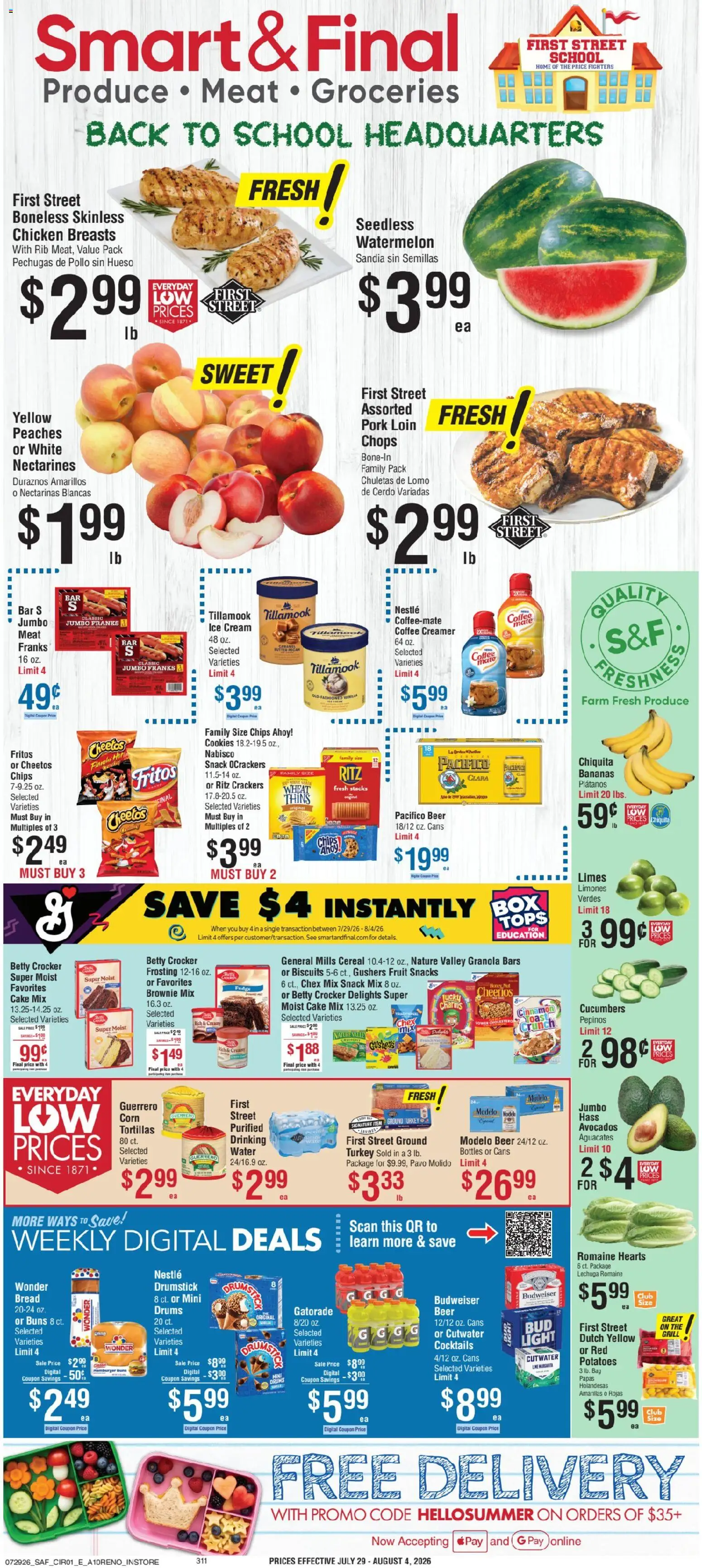 Smart & Final Weekly Ad - valid from 07/29/2026 | Page: 1