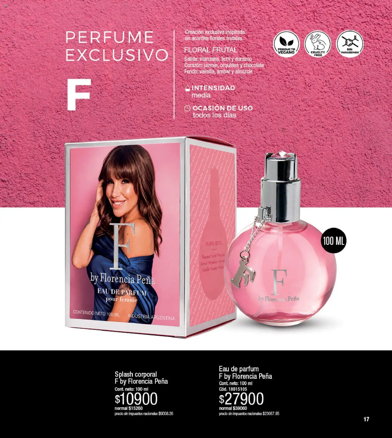 Millanel - Catálogo │ válido desde el 17/08/2026 | Página: 17 | Productos: Perfume, Durazno, Orquídea, Chocolate
