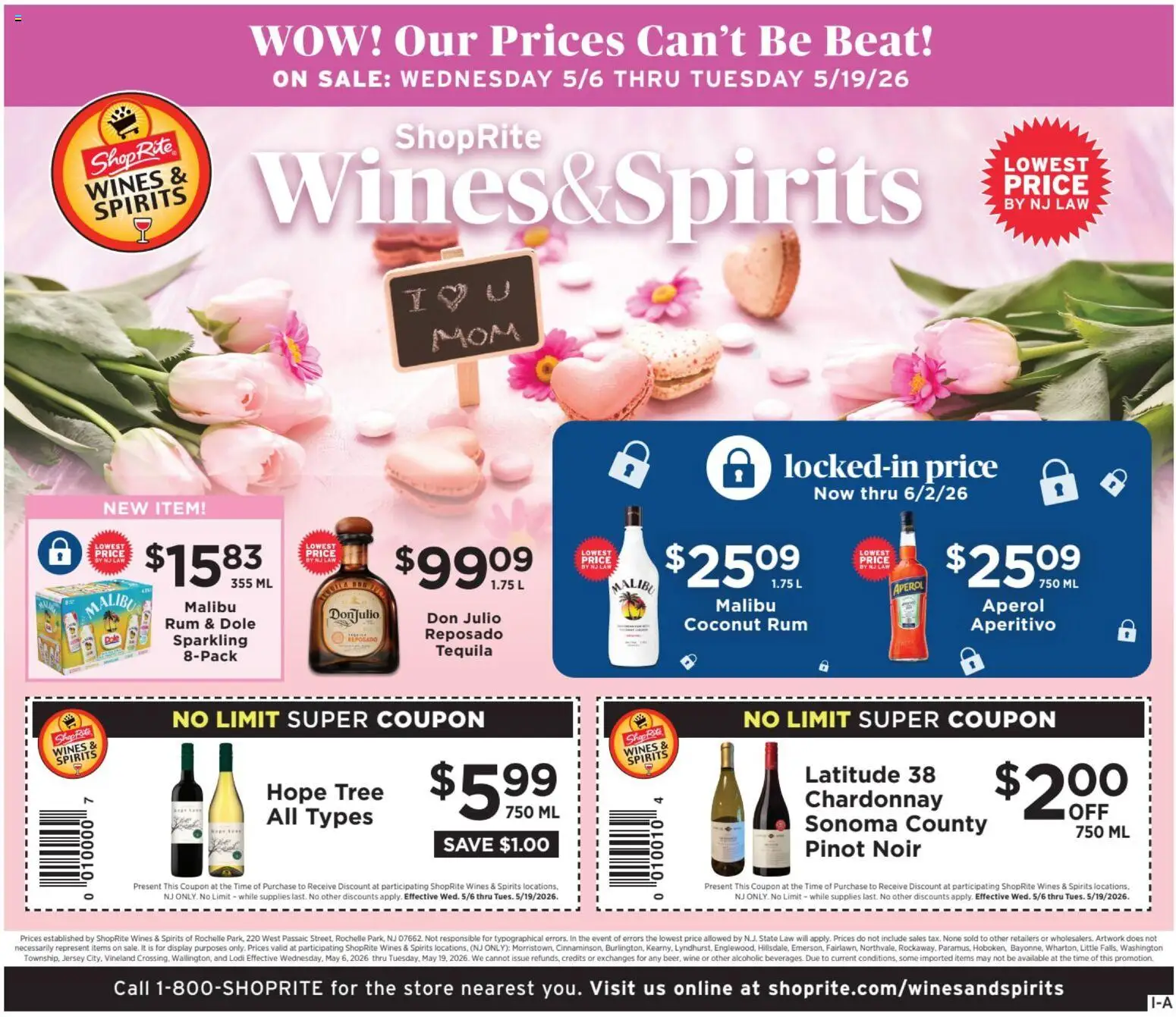 ShopRite Wine & Spirits - valid from 06.05.2026 | Page: 1 | Products: Wine